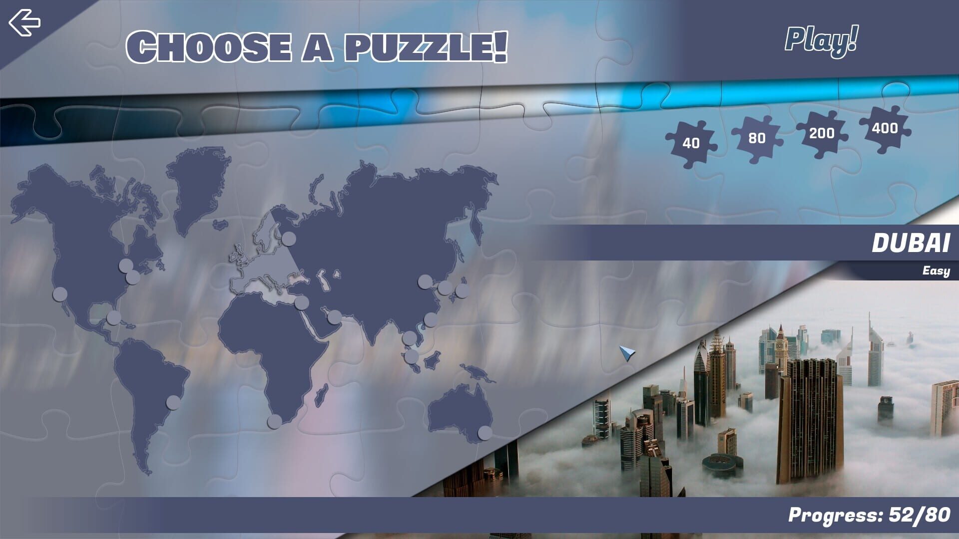 Super Jigsaw Puzzle: Cities - Screenshot