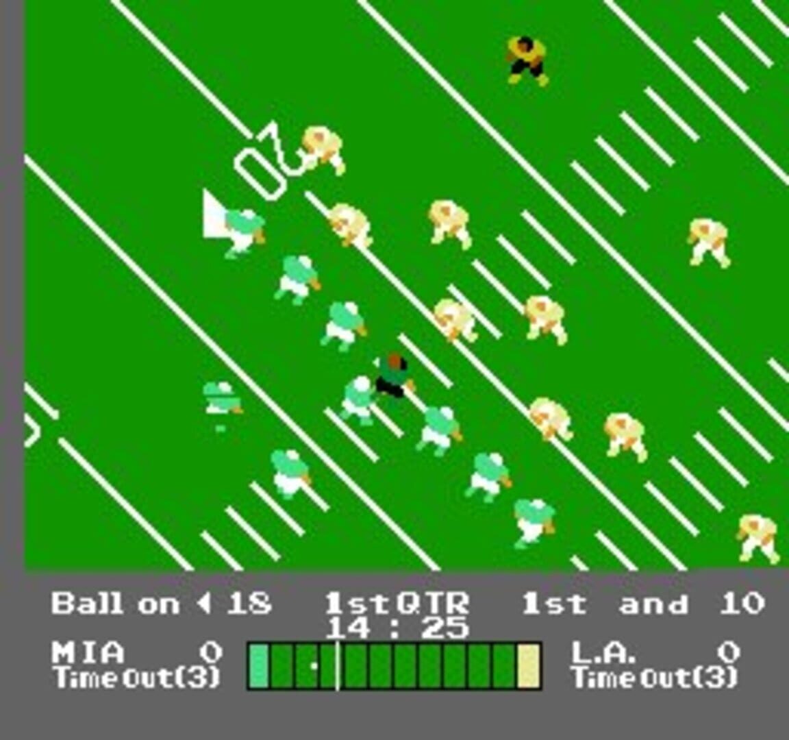 Captura de pantalla - NES Play Action Football