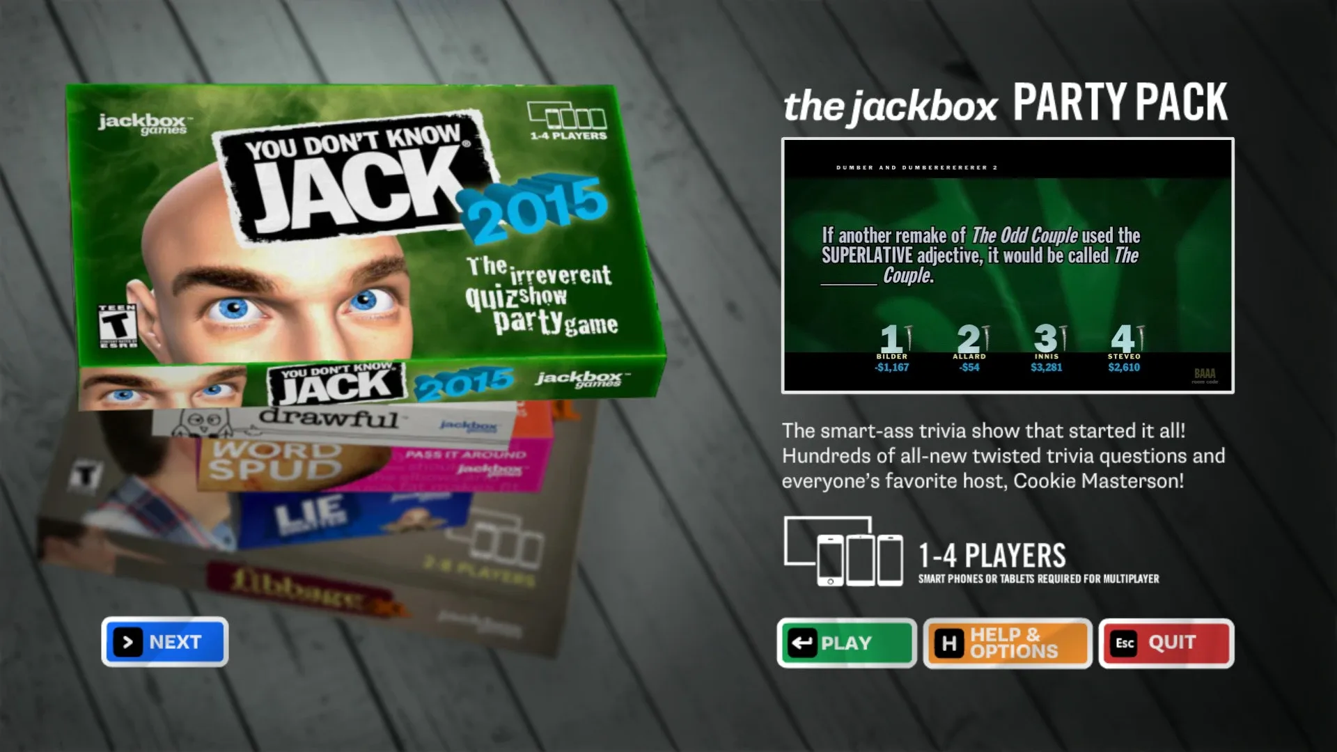 Captura de pantalla - The Jackbox Party Pack