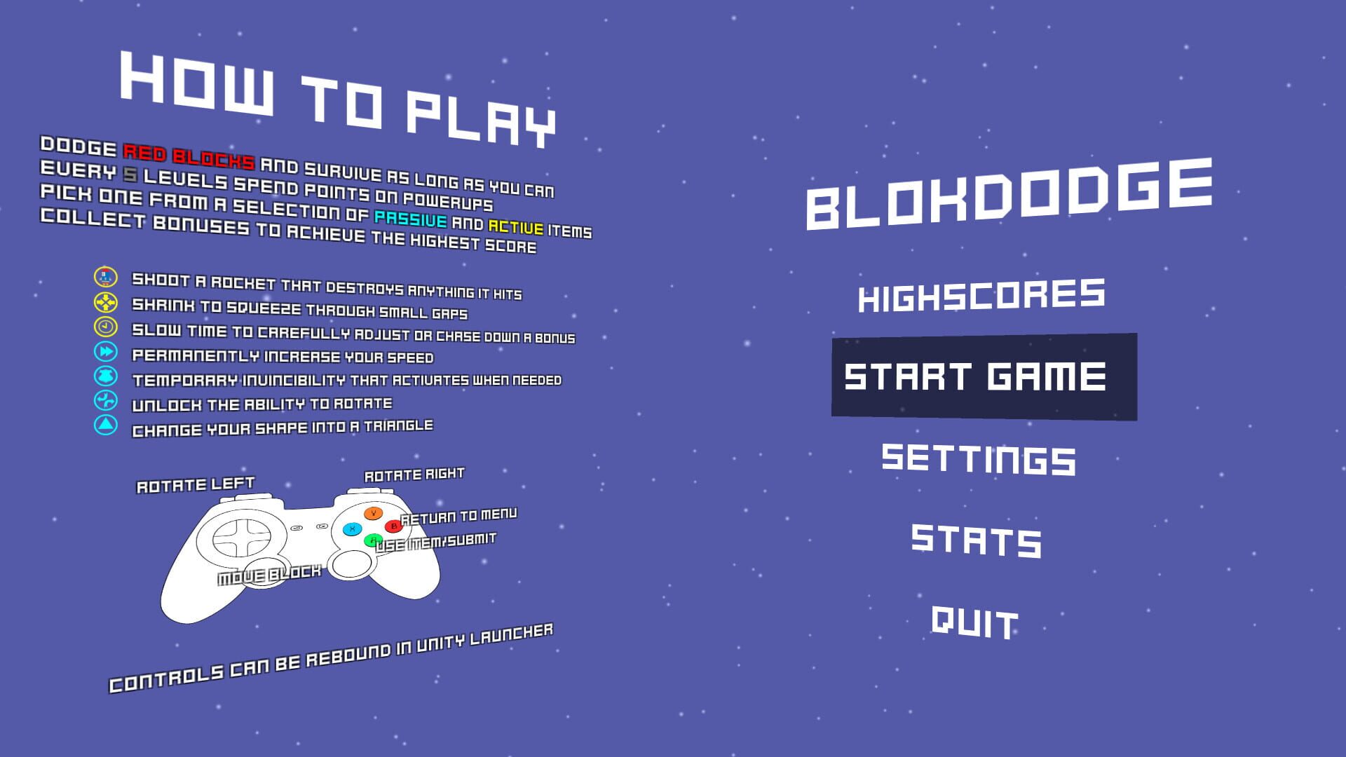Blokdodge - Screenshot