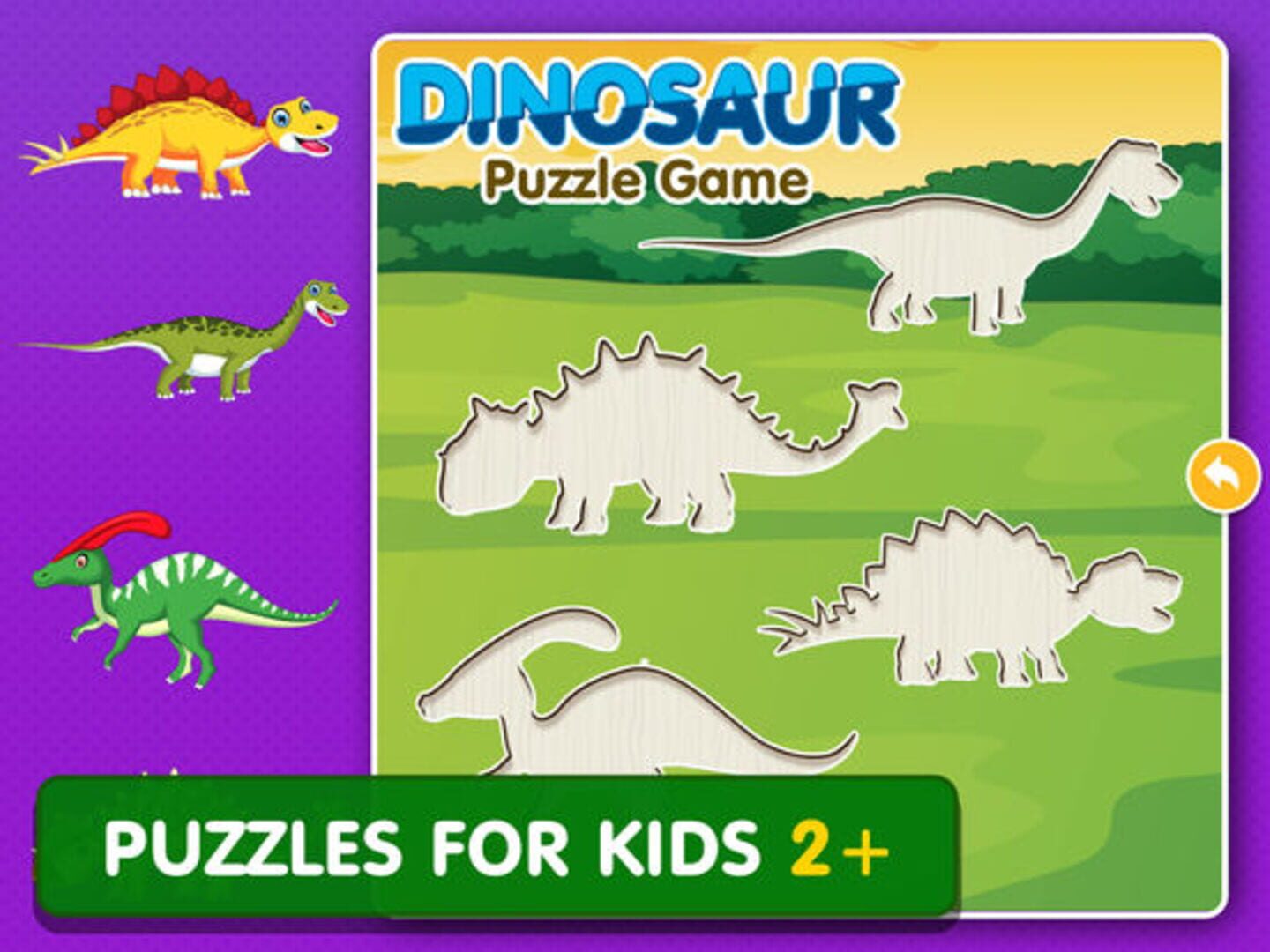 Dinosaur Games: Puzzle for Kids & Toddlers - Screenshot