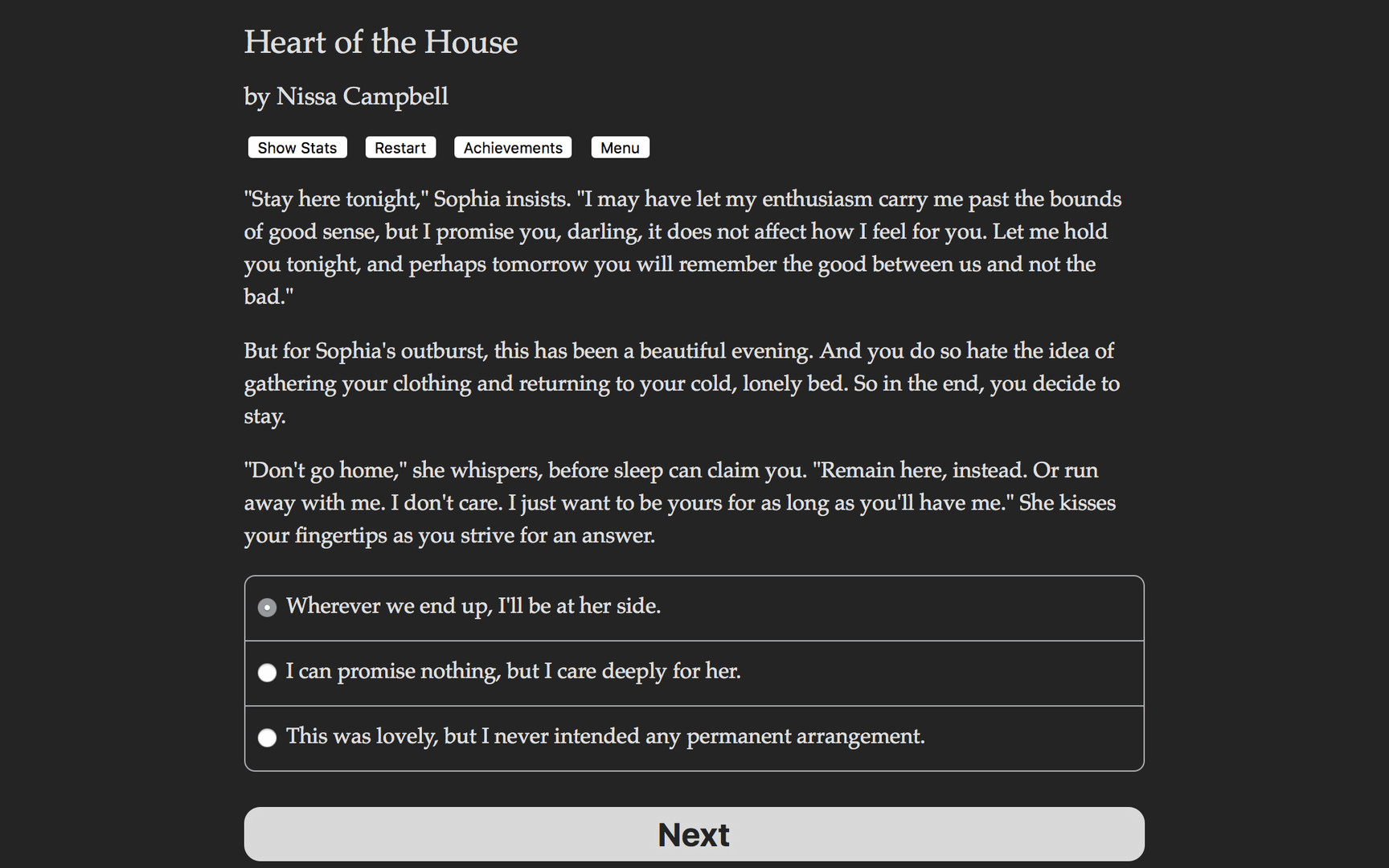 Heart of the House screenshot