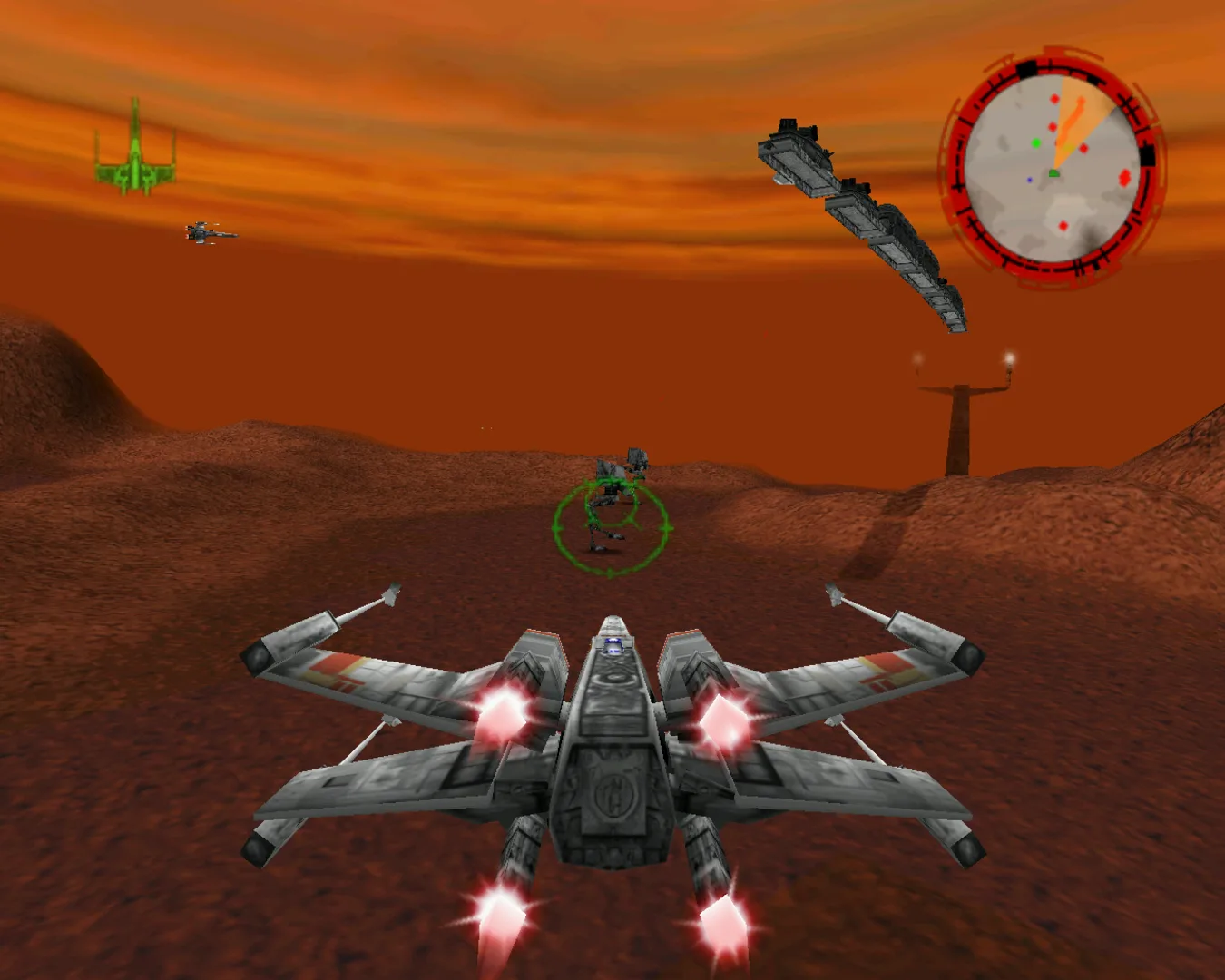 Captura de pantalla - Star Wars: Rogue Squadron