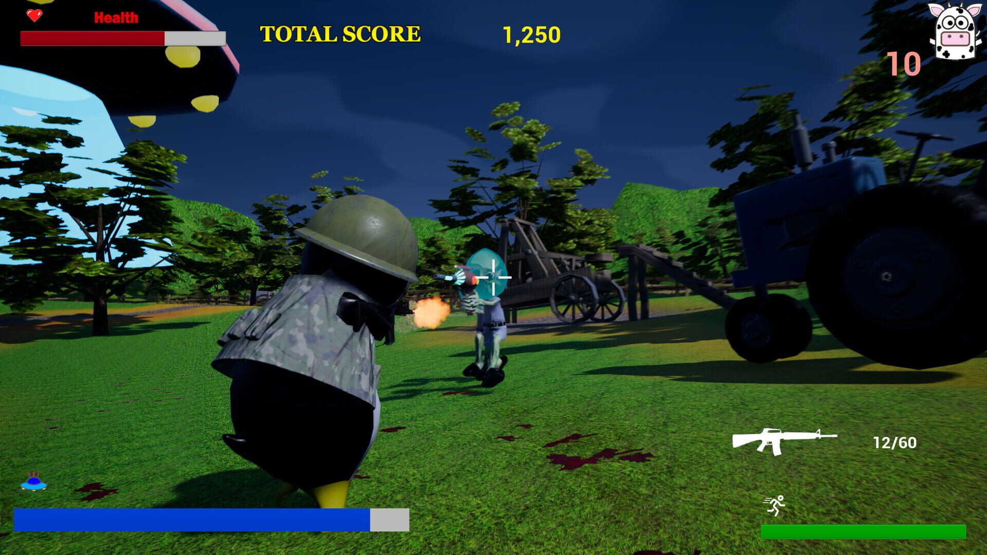 Lucky VS Aliens - Screenshot
