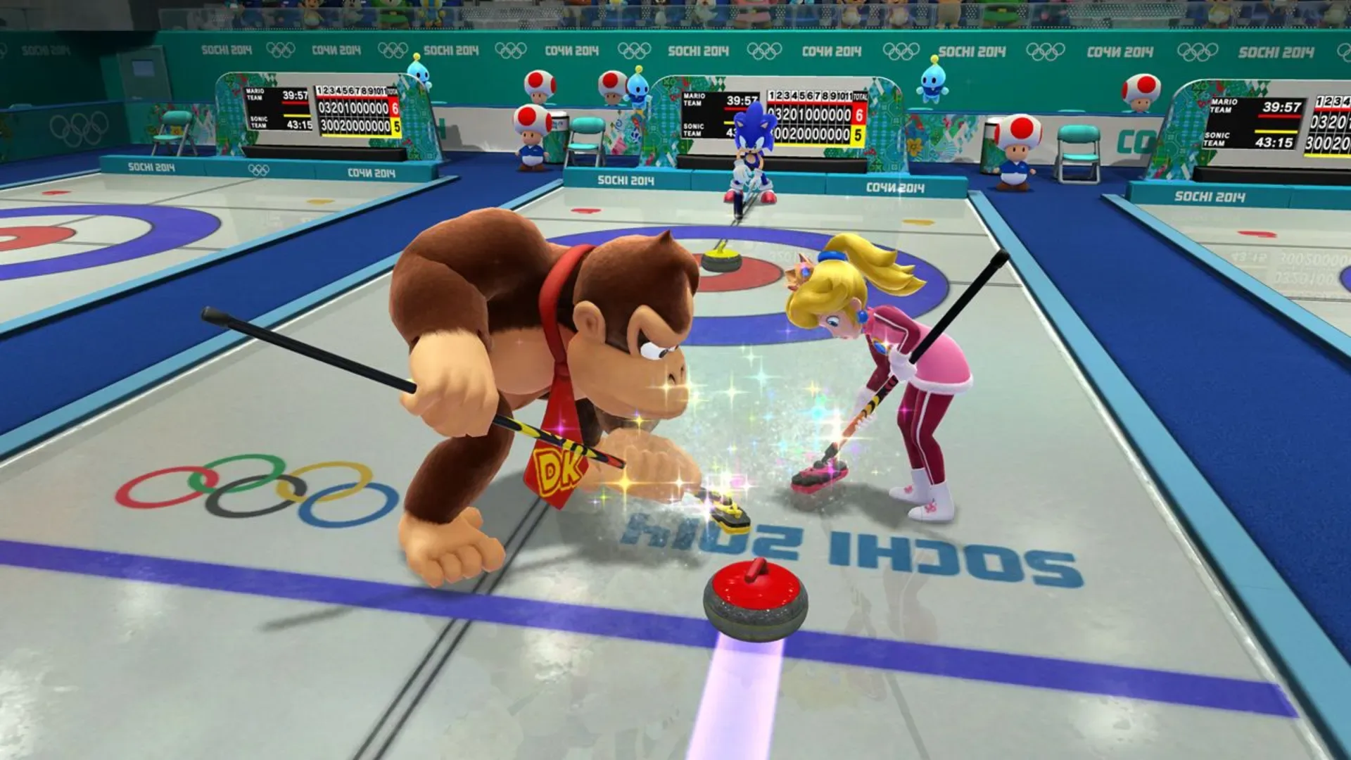 Captura de pantalla - Mario & Sonic at the Sochi 2014 Olympic Winter Games