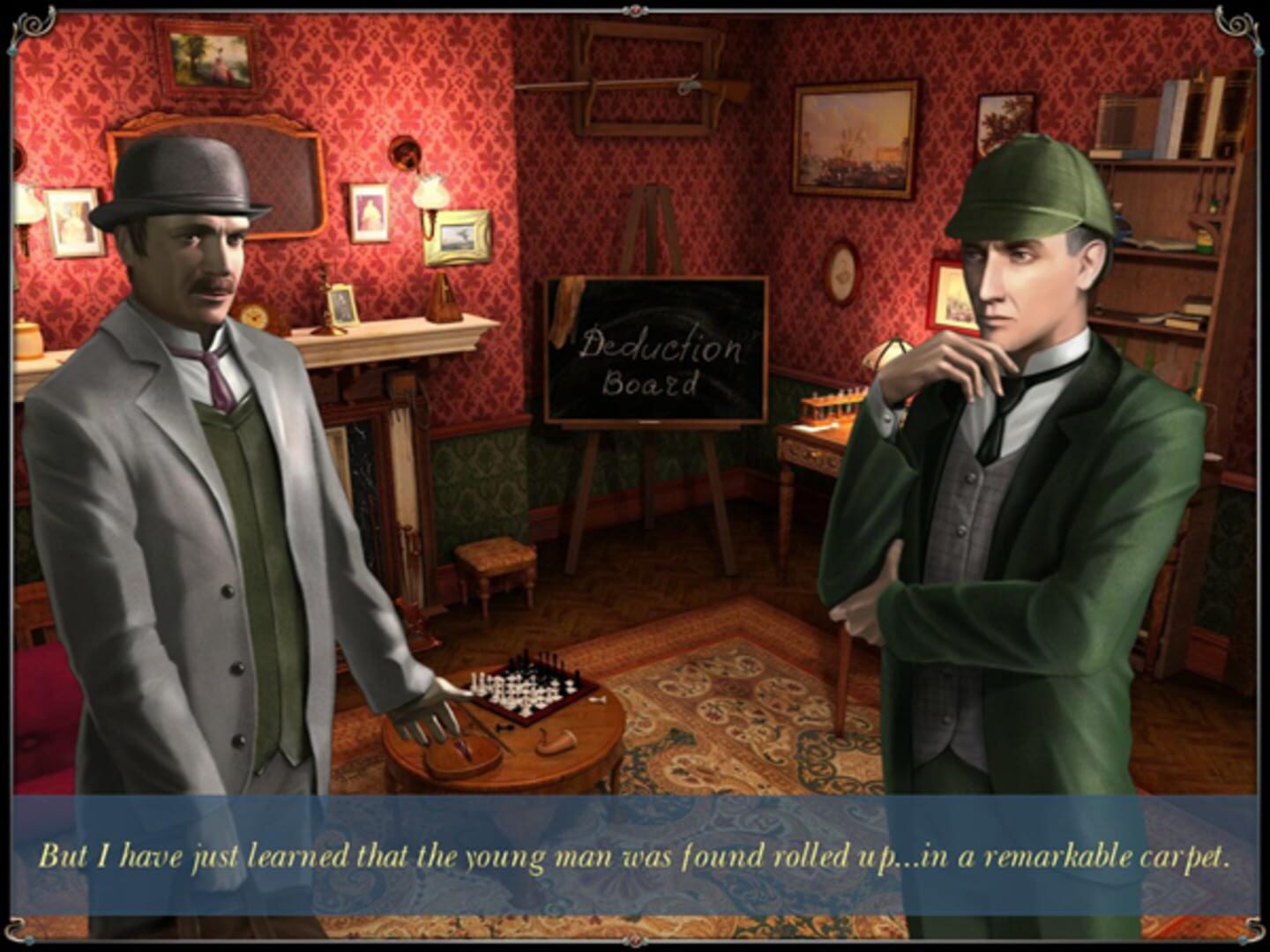 Captura de pantalla - Sherlock Holmes: The Mystery of the Persian Carpet