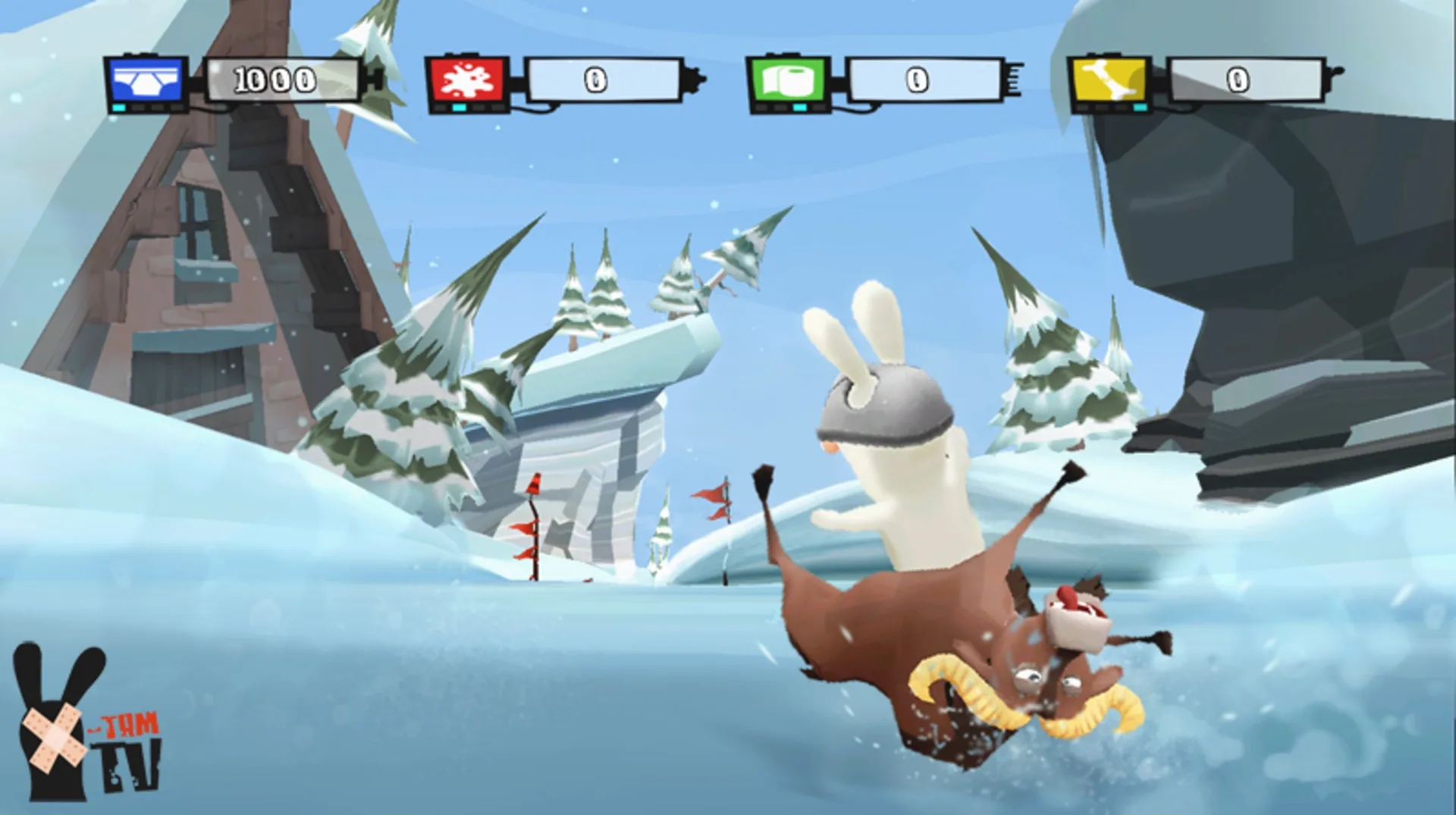 Captura de pantalla - Rayman Raving Rabbids: TV Party