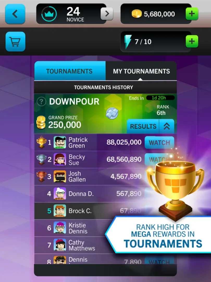 Captura de pantalla - Tetris Blitz