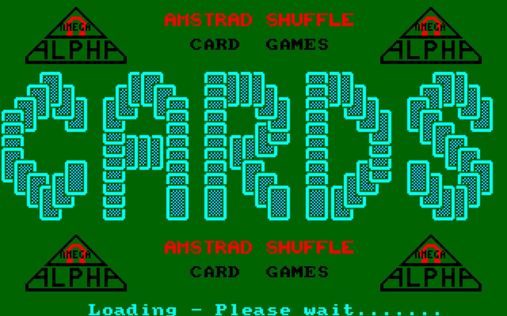 Amstrad Shuffle Card Games (1987)