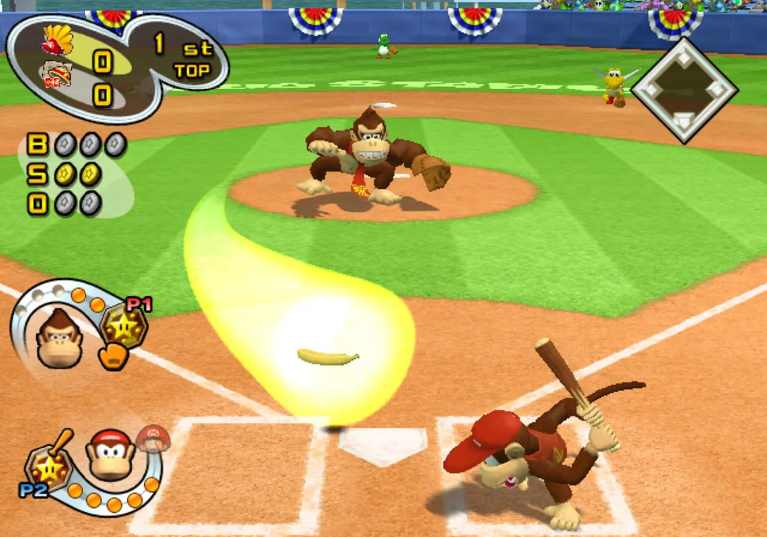 Captura de pantalla - Mario Superstar Baseball