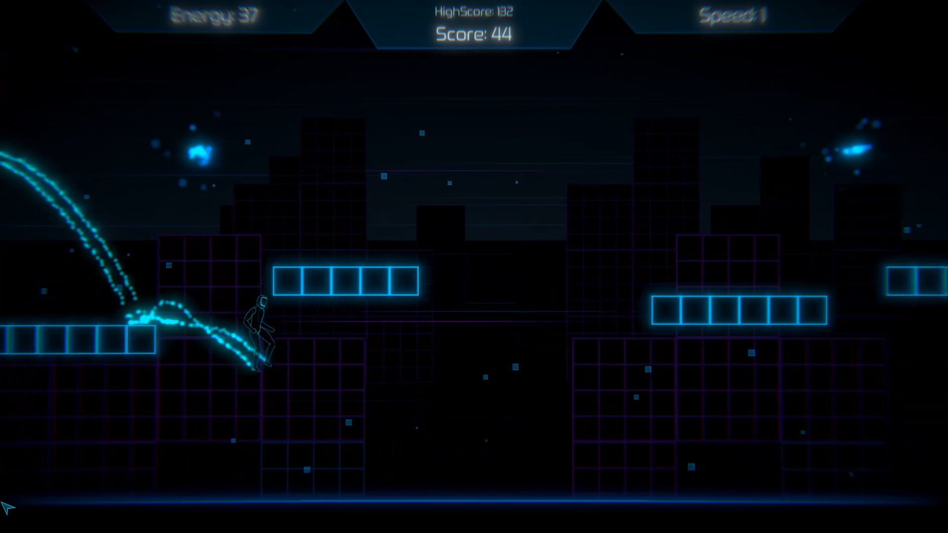 Neon Void Runner - Screenshot