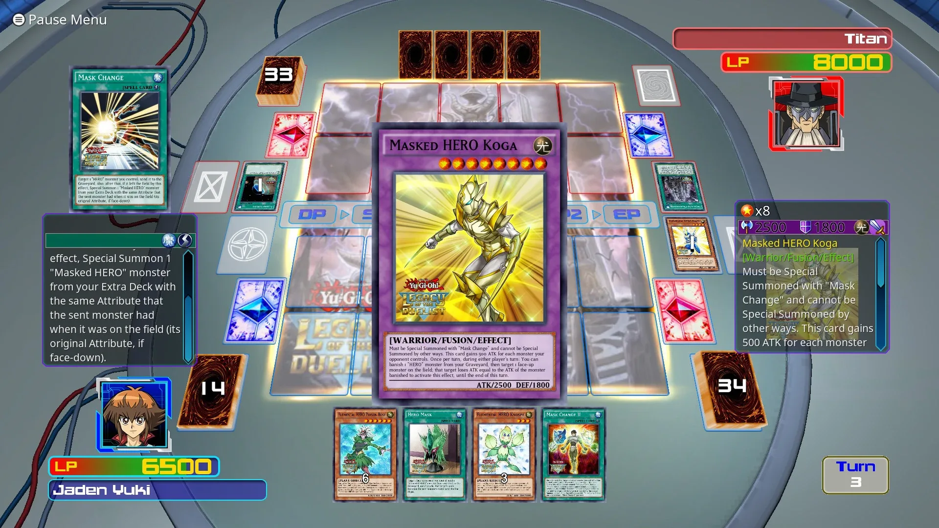 Captura de pantalla - Yu-Gi-Oh! Legacy of the Duelist