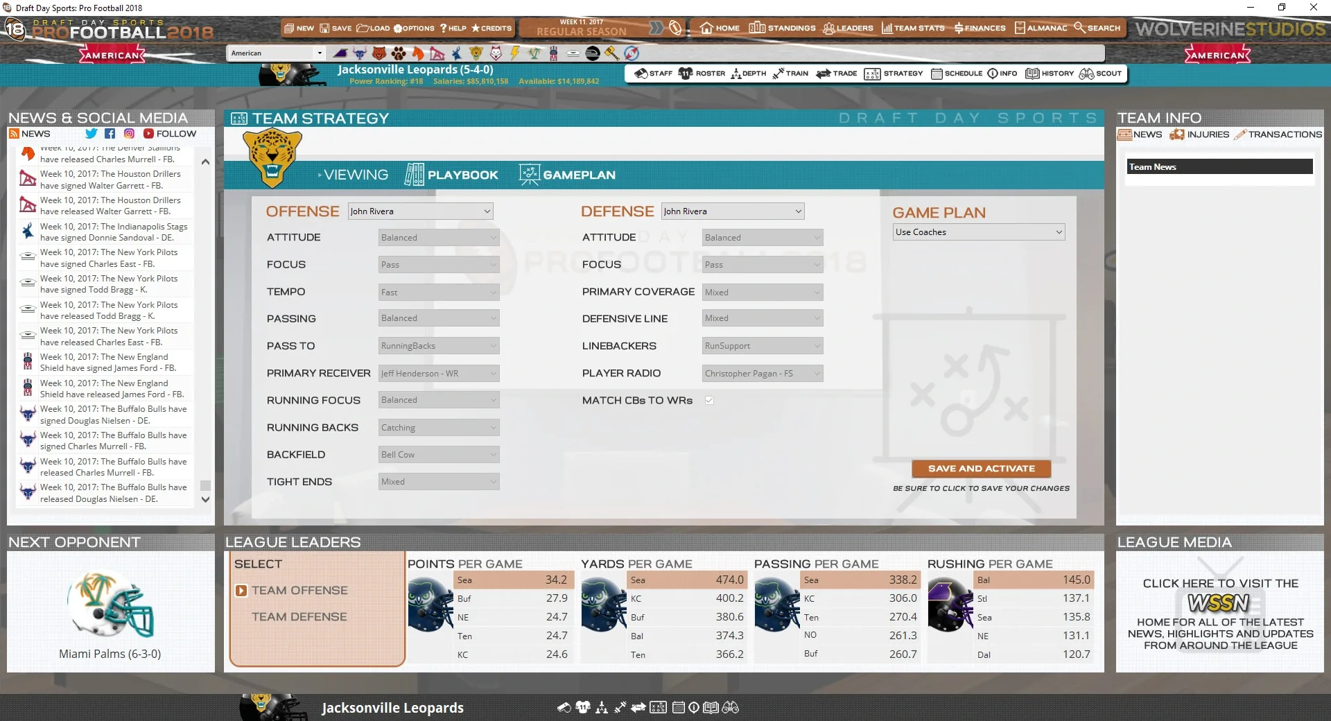 Draft Day Sports: Pro Football 2018