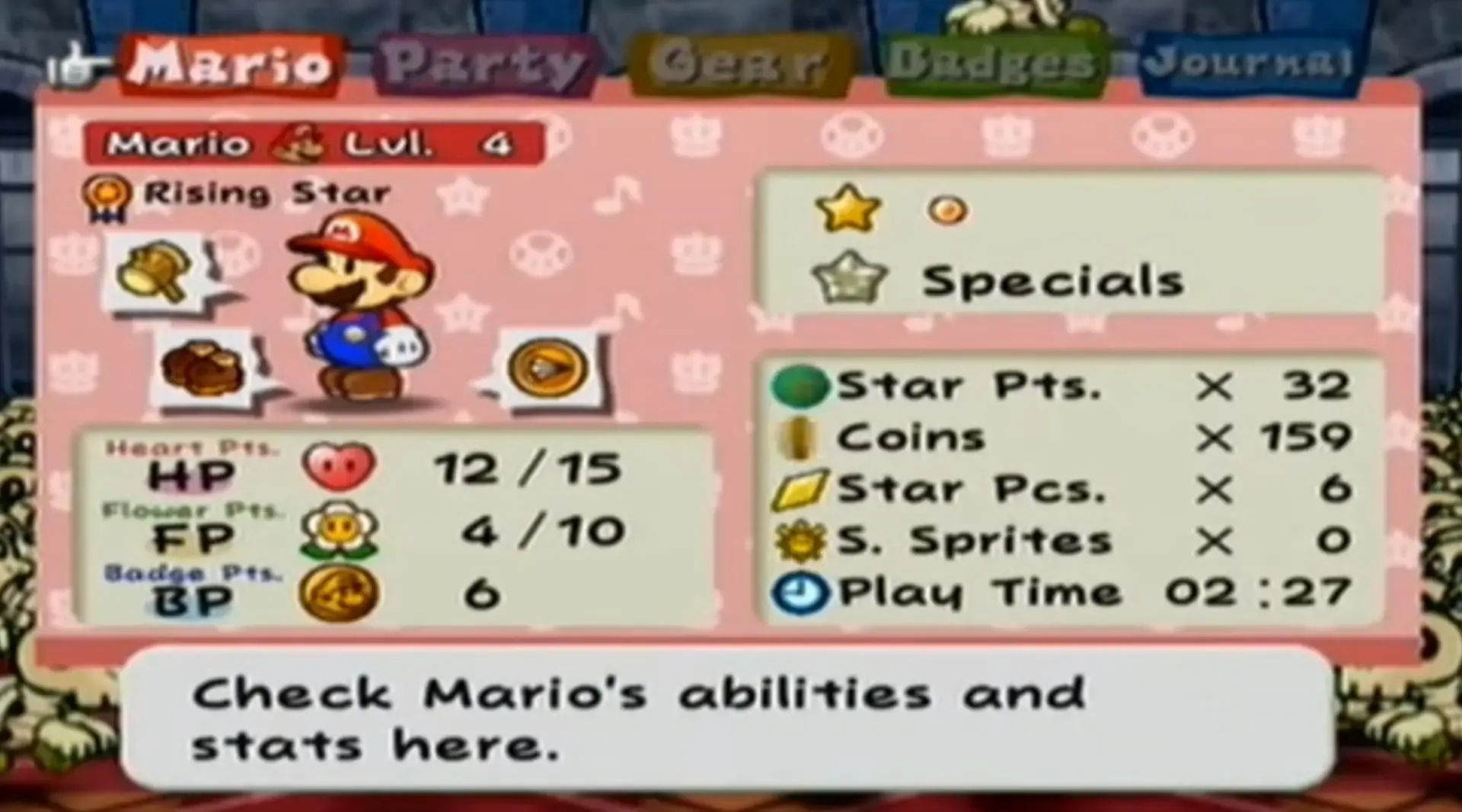Captura de pantalla - Paper Mario: The Thousand-Year Door
