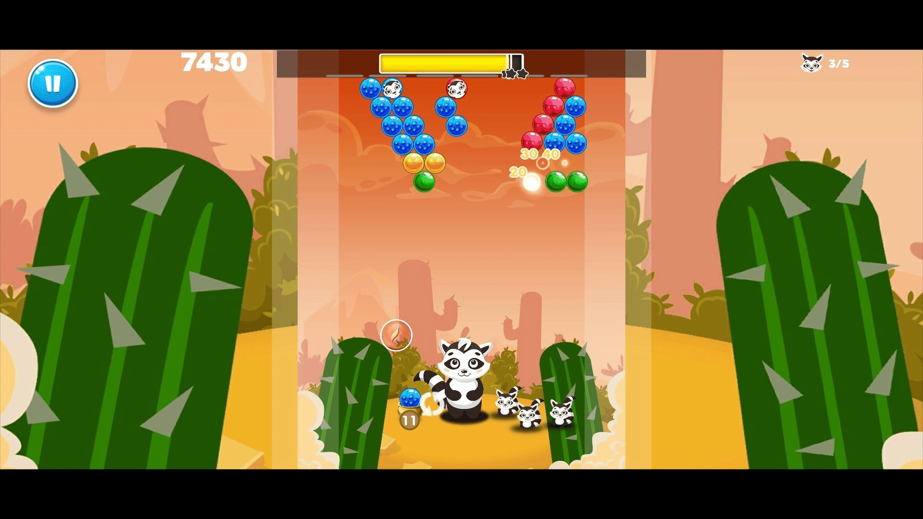 Raccoon Hero: Among the Cacti screenshot