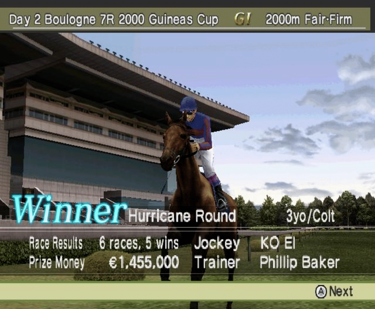 G1 Jockey Wii screenshot