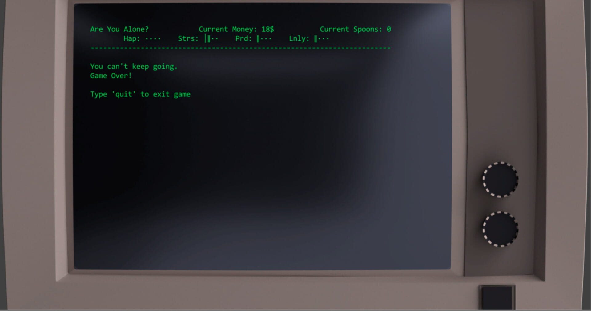 Are You Alone? - Screenshot