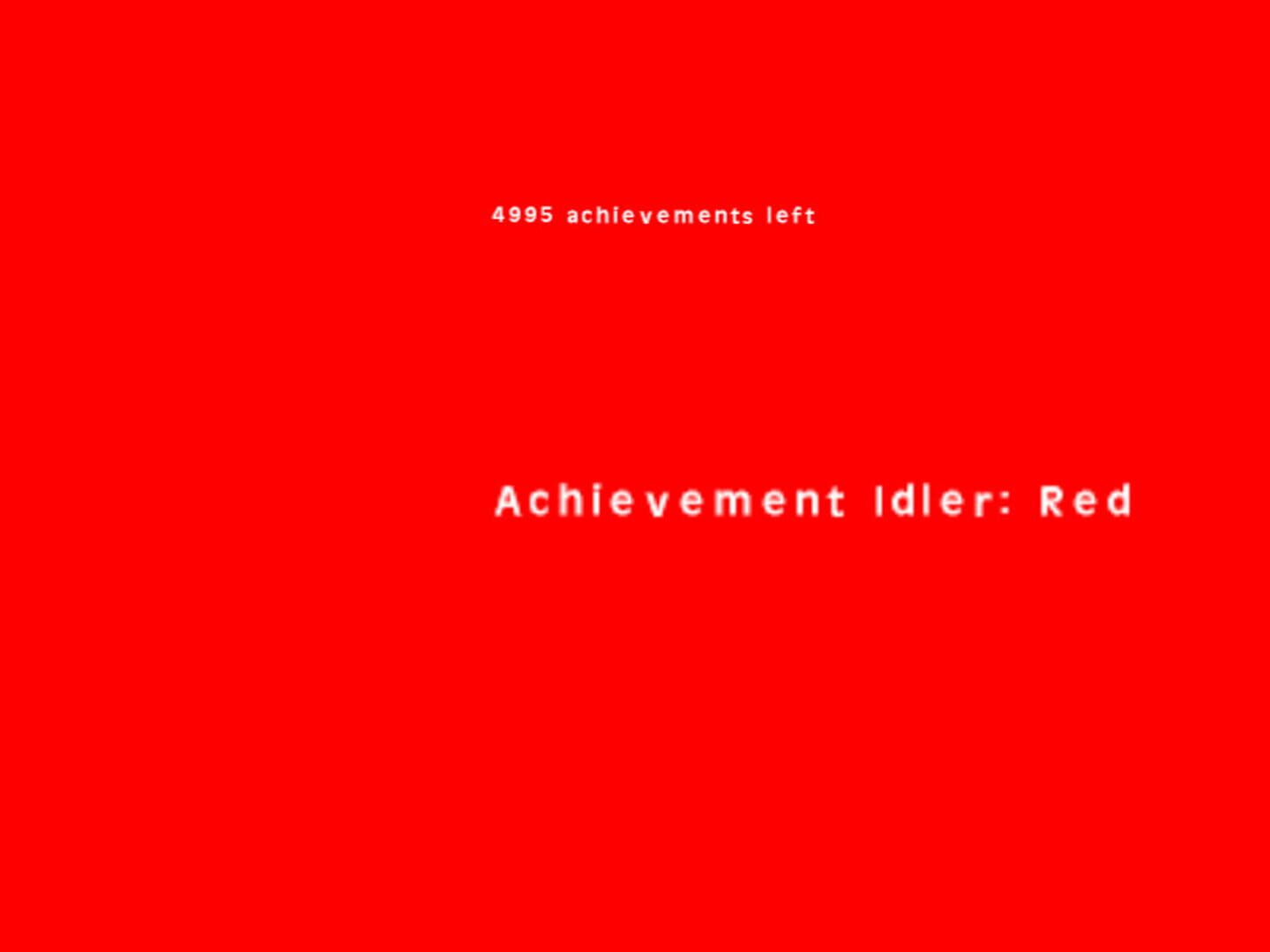 Achievement Idler: Red