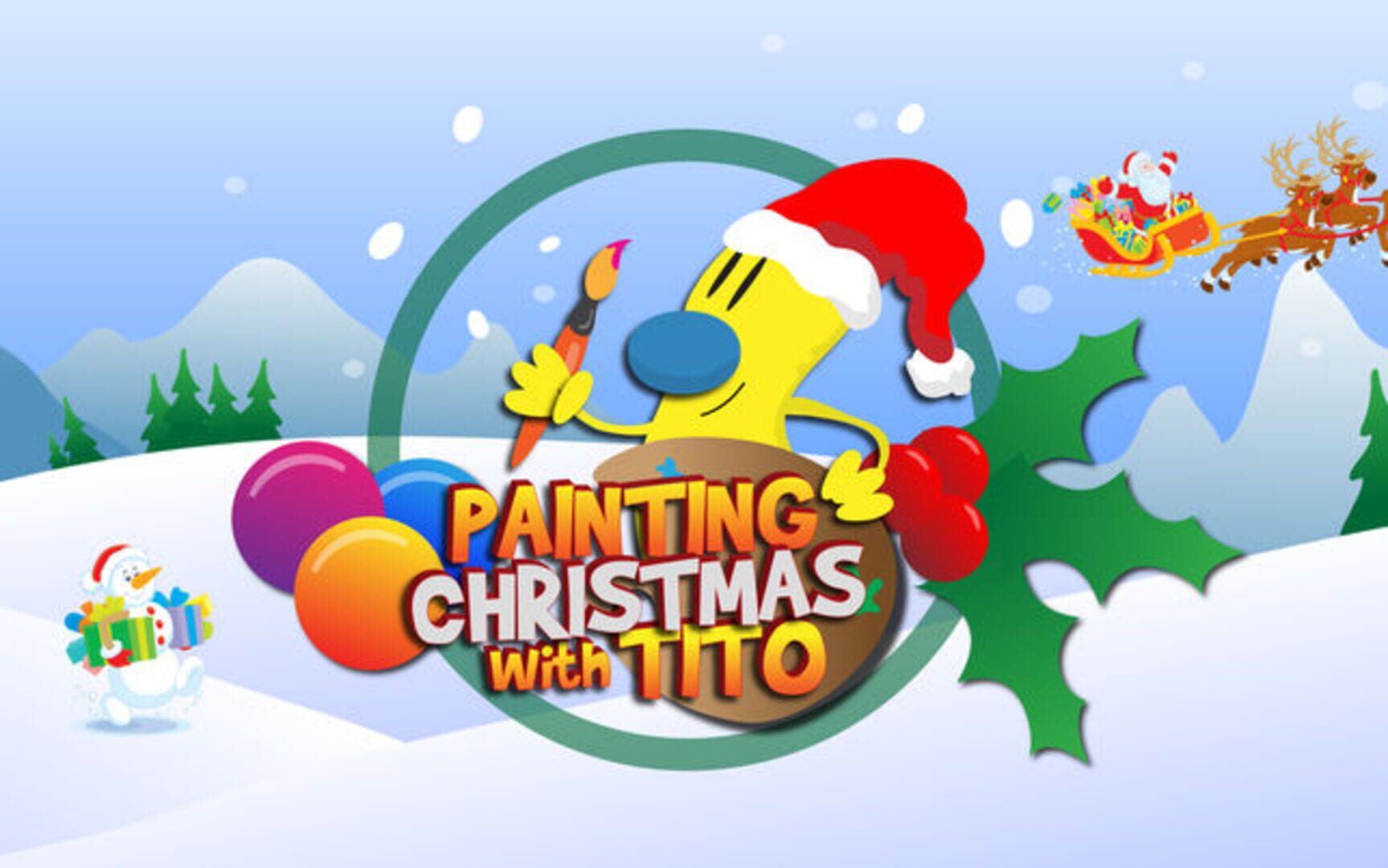 Painting Christmas with Tito