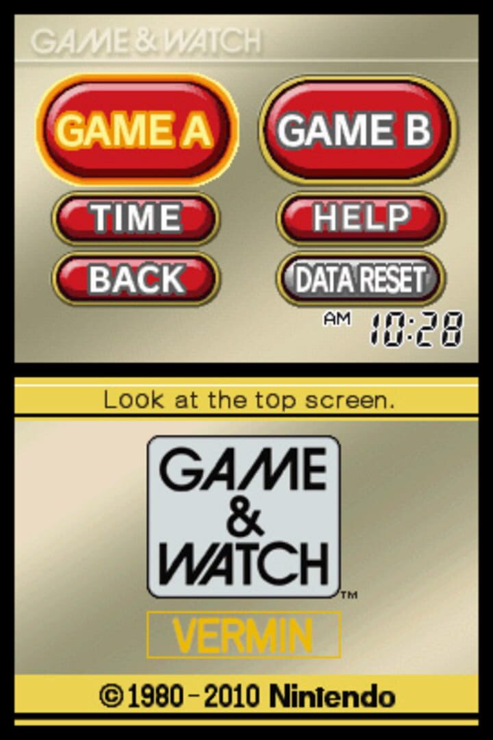 Captura de pantalla - Game & Watch Vermin