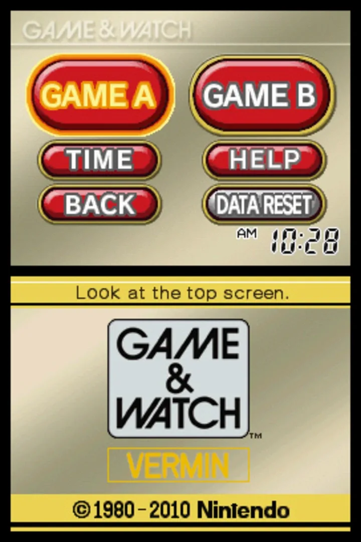 Captura de pantalla - Game & Watch Vermin