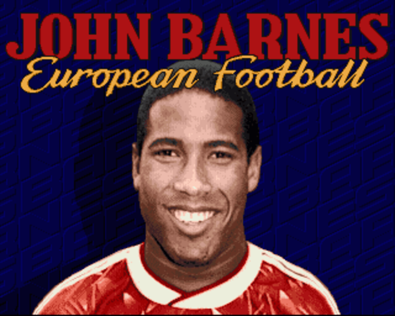 John Barnes European Football screenshot