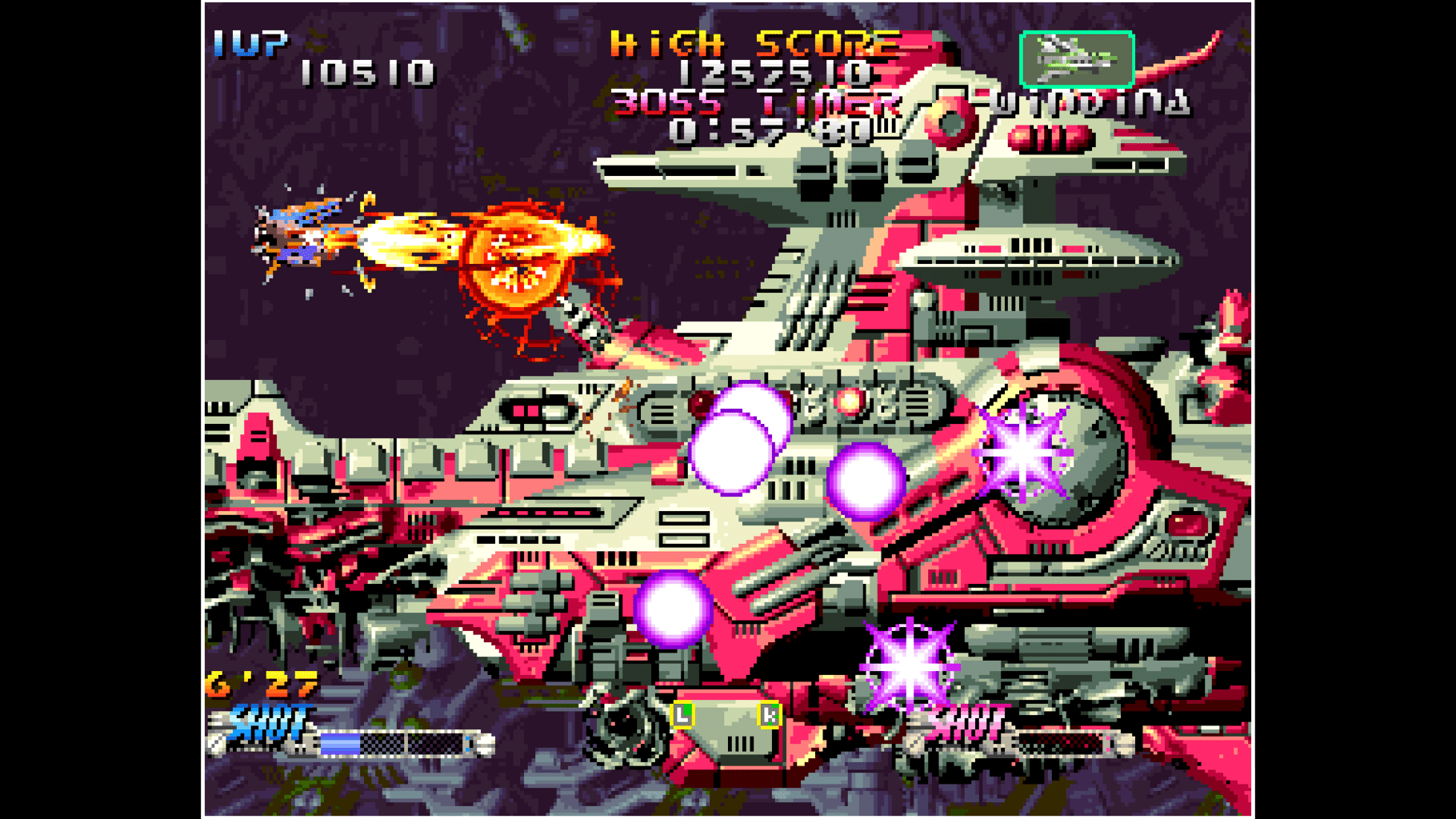 ACA Neo Geo: Blazing Star screenshot