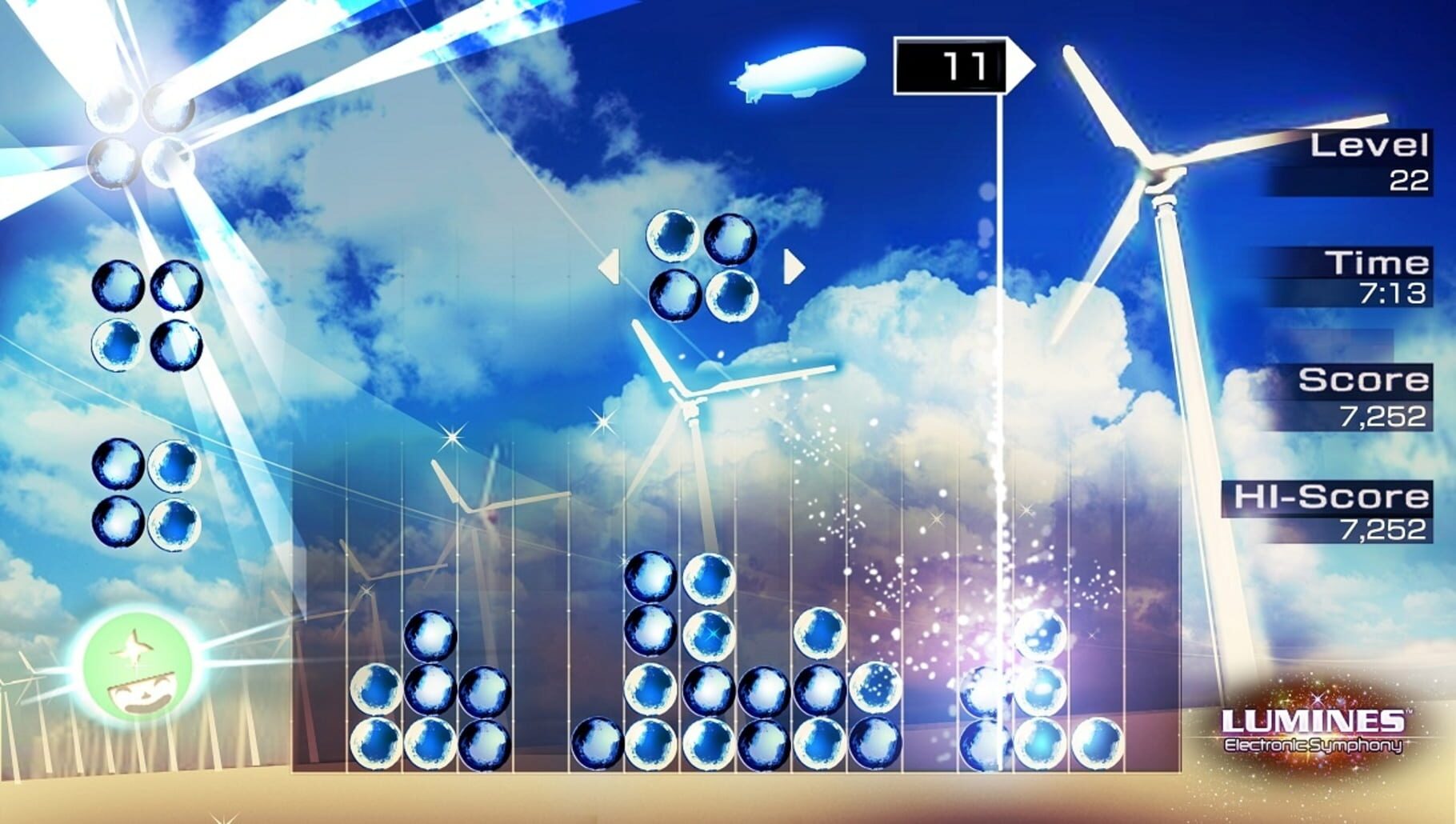 Captura de pantalla - Lumines Electronic Symphony