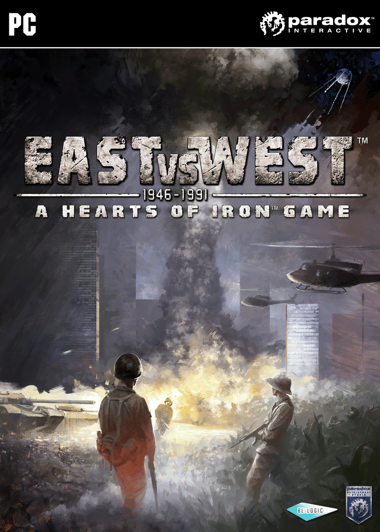 East vs. West: A Hearts of Iron Game Cover