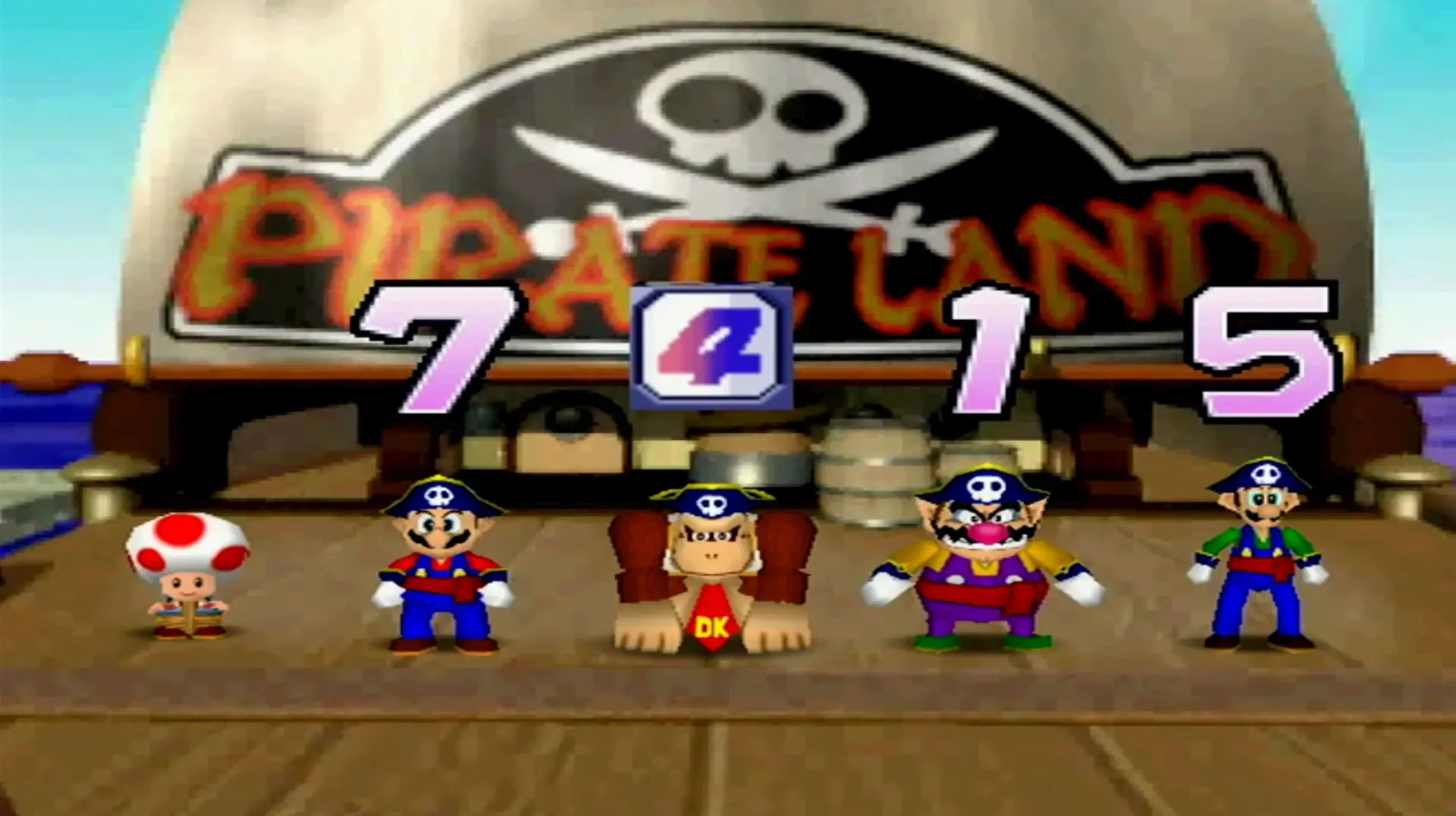 Captura de pantalla - Mario Party 2