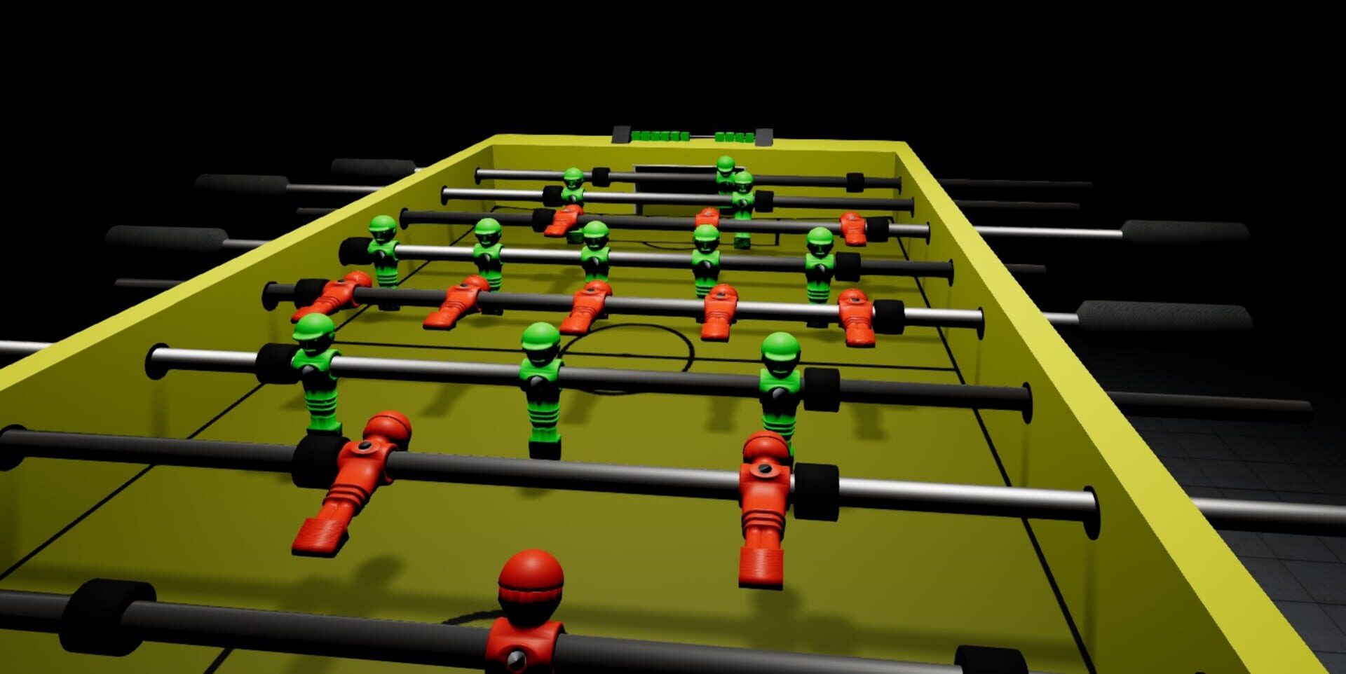 Virtual Foosball - Screenshot