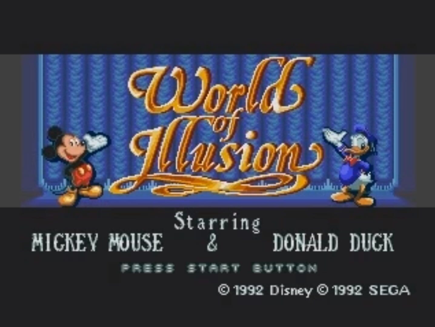 Captura de pantalla - World of Illusion Starring Mickey Mouse and Donald Duck