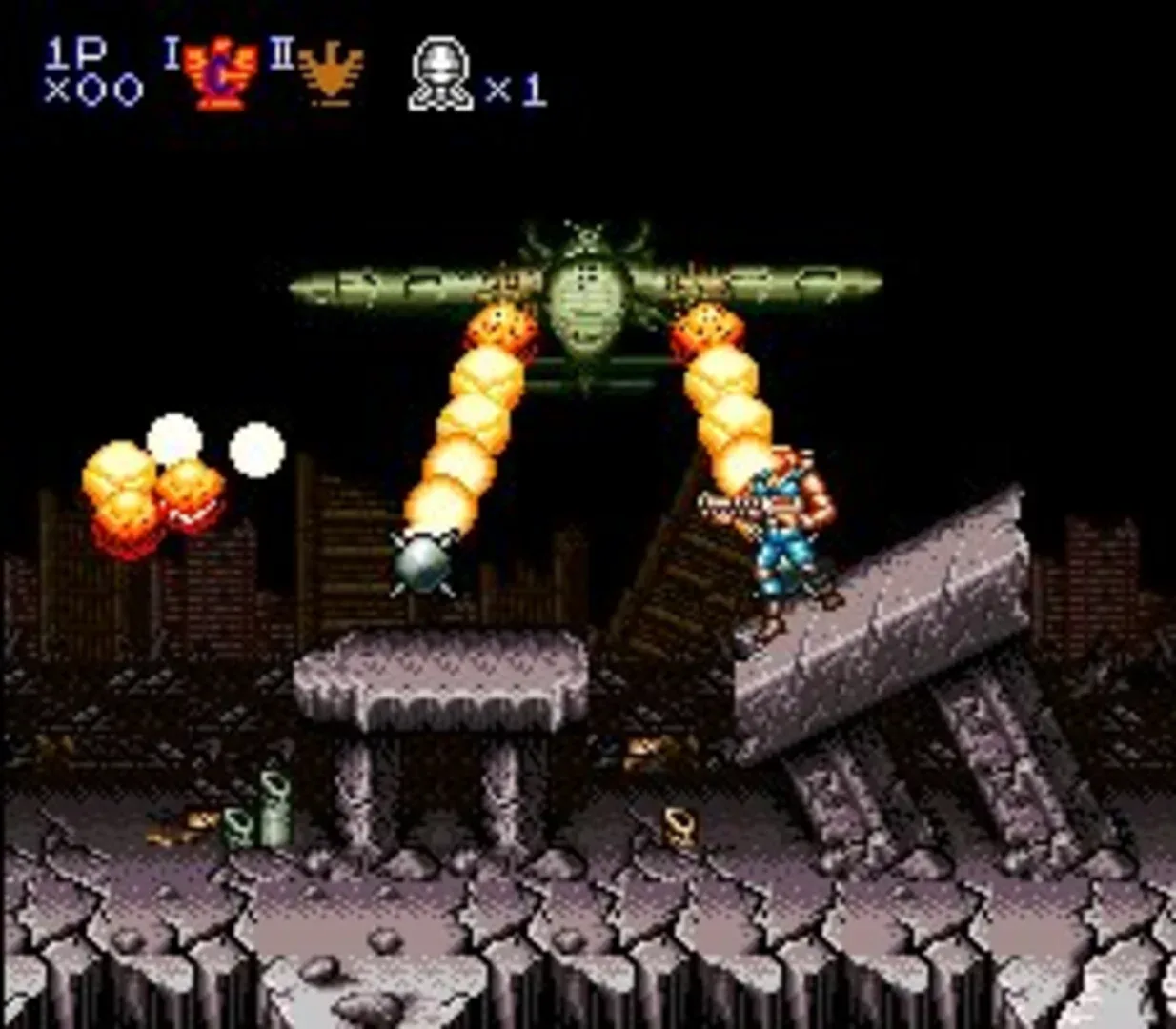 Captura de pantalla - Contra III: The Alien Wars