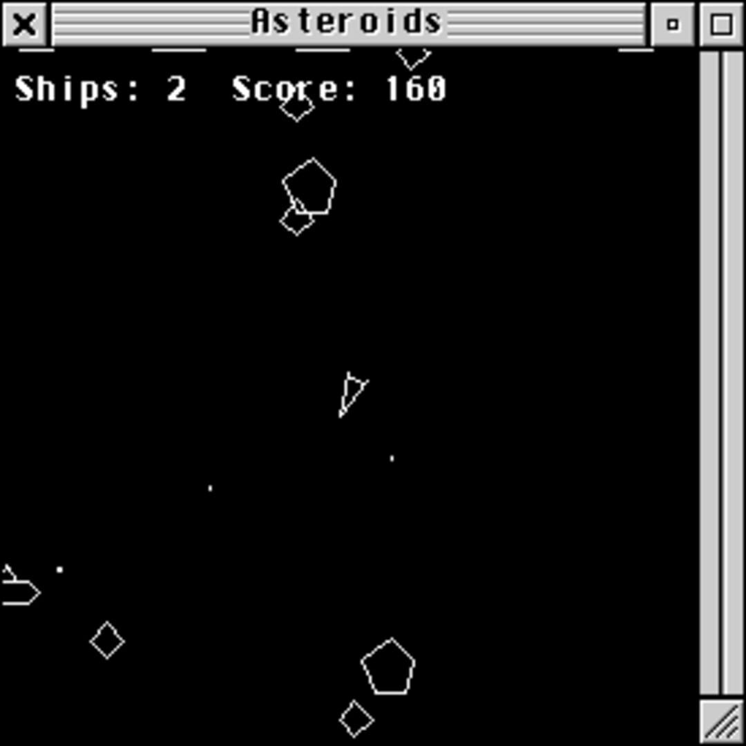 Asteroids for GEM cover art
