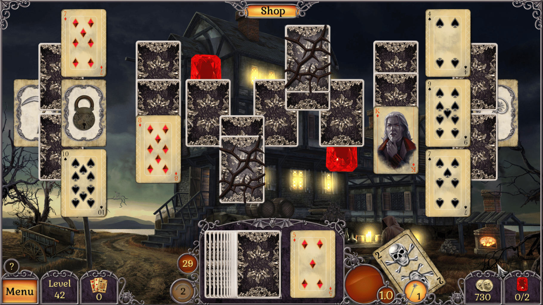 Jewel Match Twilight Solitaire screenshot