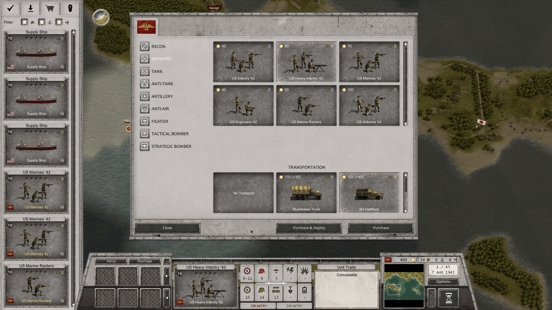 Order of Battle: World War II screenshot