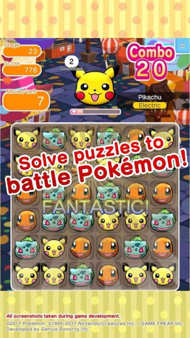 Pokémon Shuffle screenshot