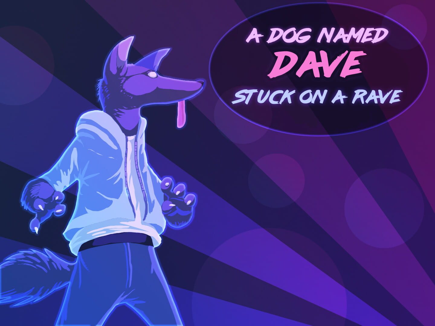A Dog Named Dave Stuck on a Rave