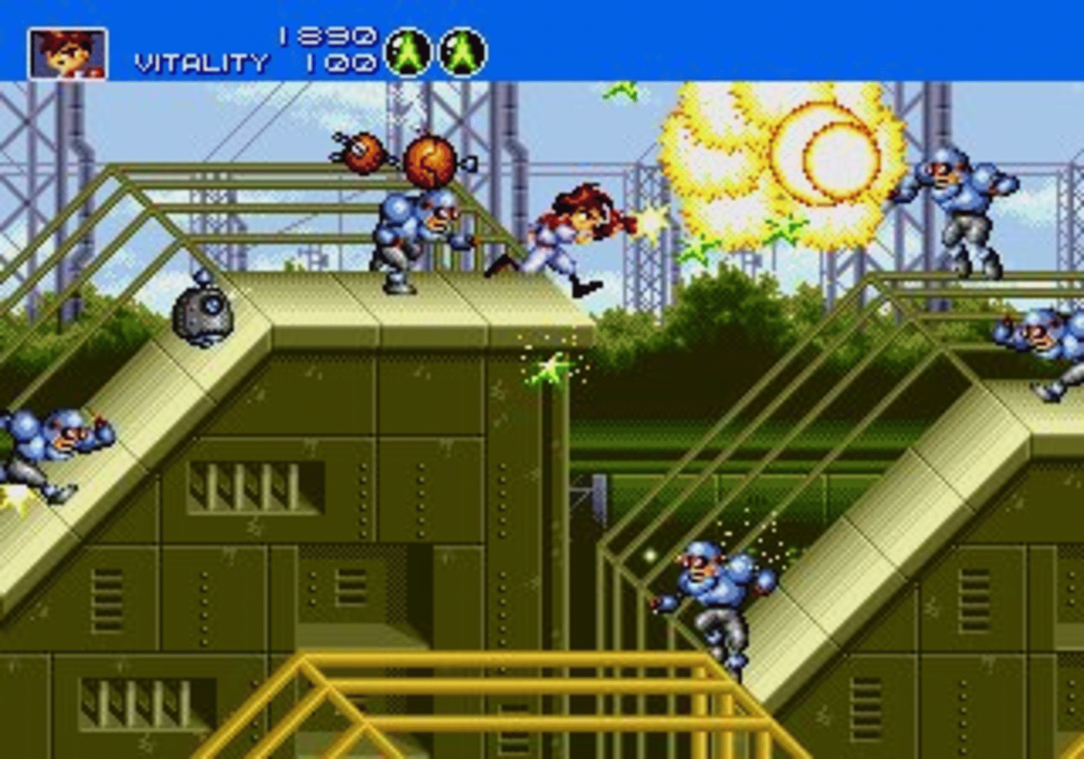 Gunstar Heroes screenshot