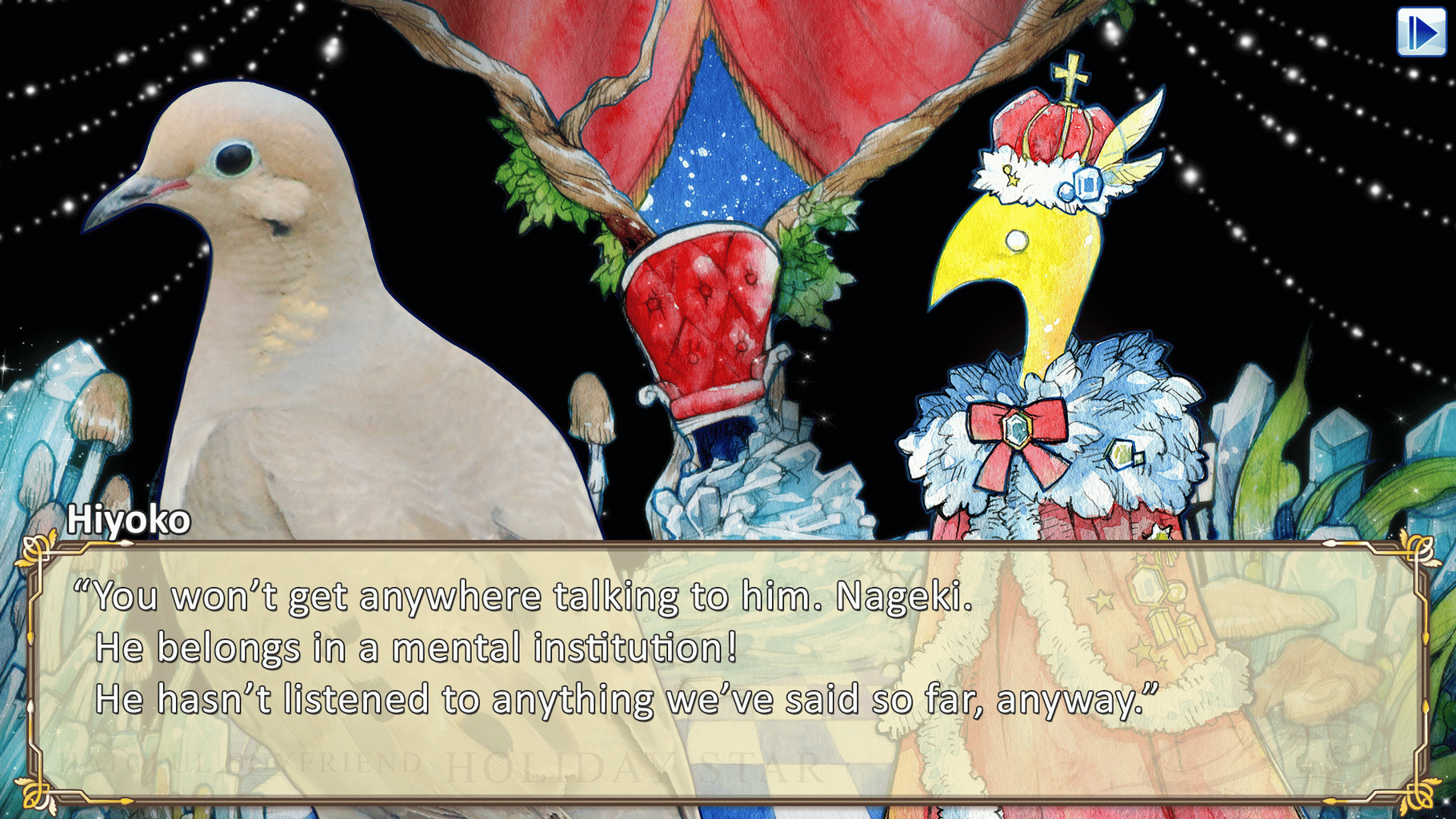 Hatoful Boyfriend: Holiday Star screenshot