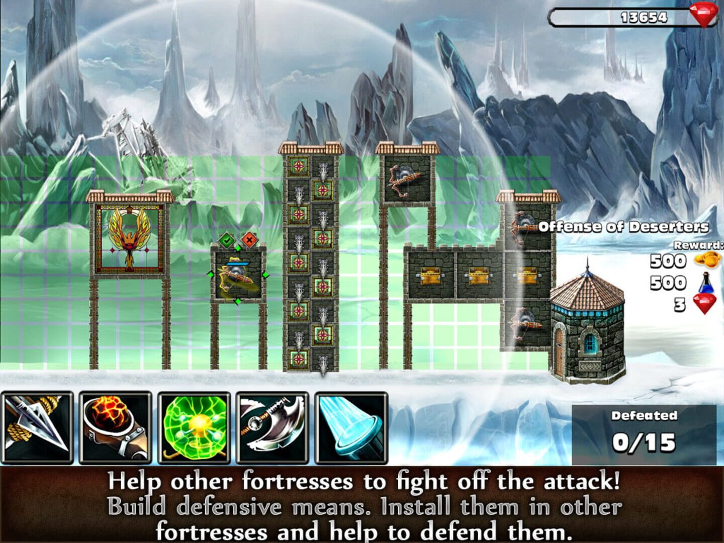 Cliffs of War: Fortress Defenders - Screenshot