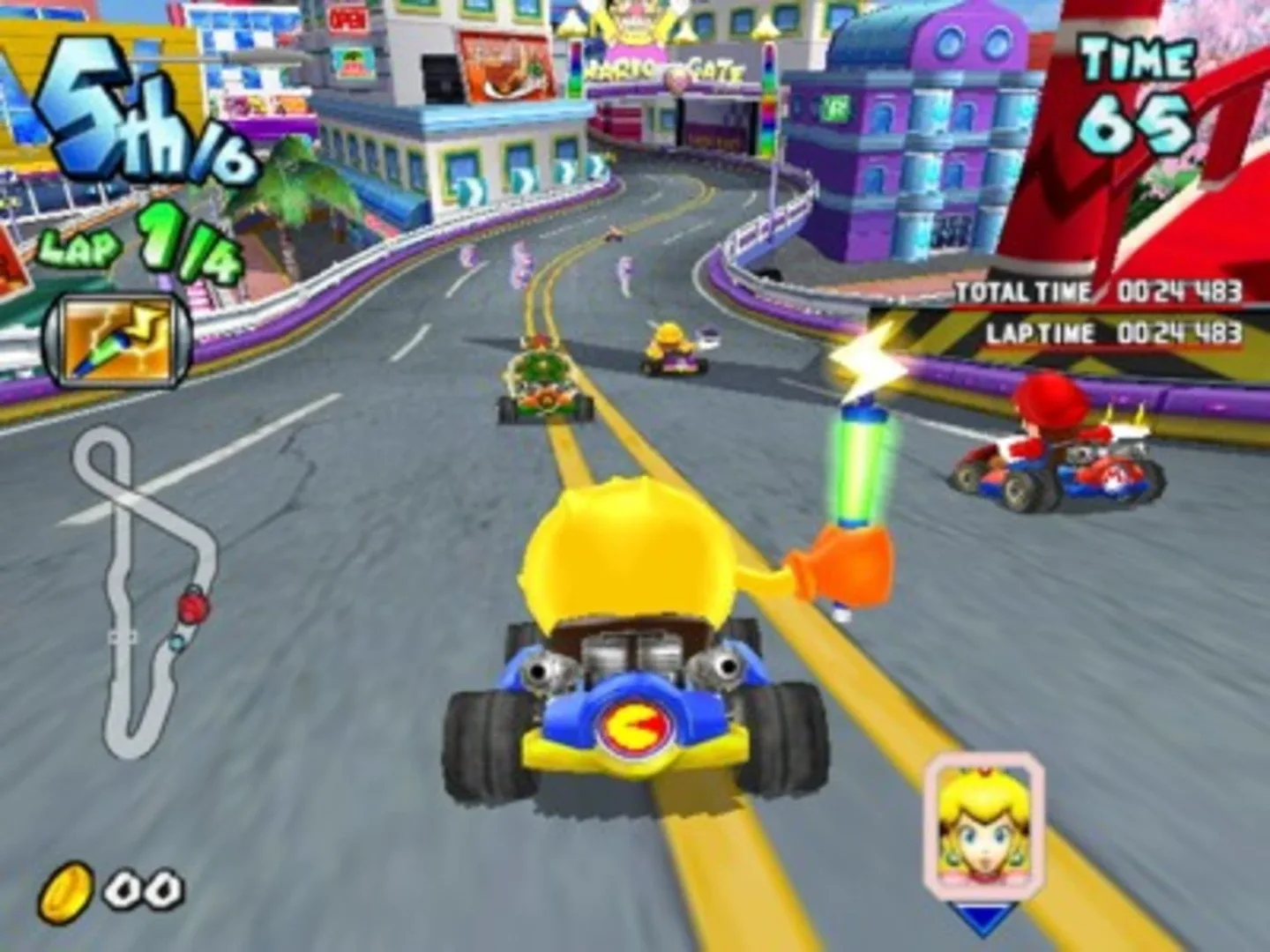 Captura de pantalla - Mario Kart Arcade GP