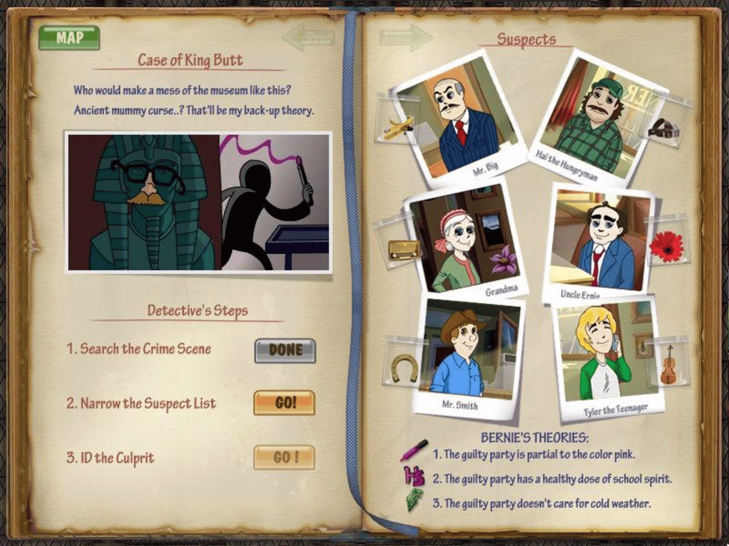 DinerTown Detective Agency screenshot