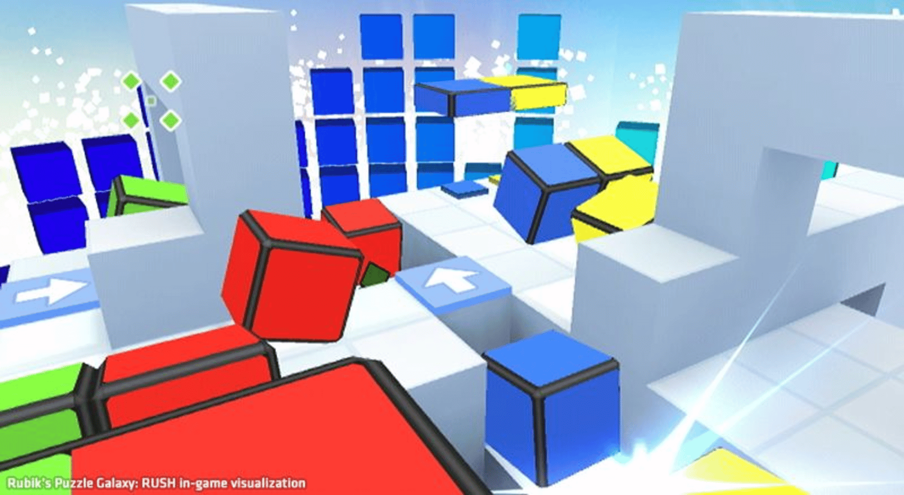 Rubik's Puzzle Galaxy: Rush screenshot