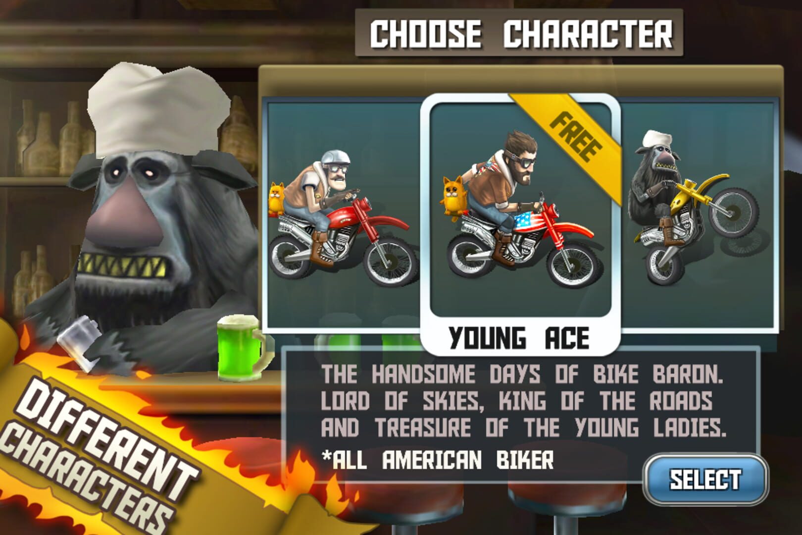 Bike Baron screenshots