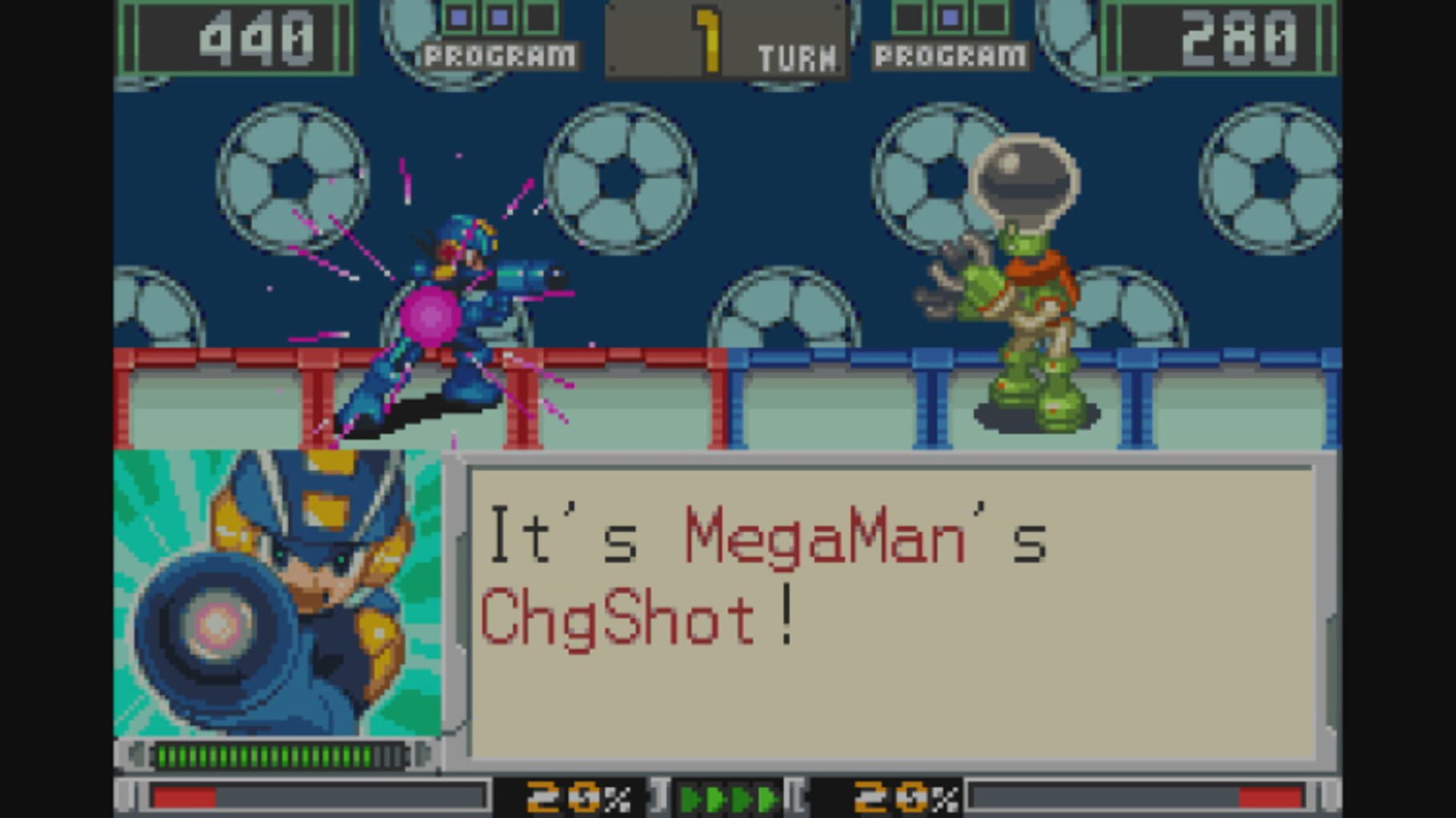 Captura de pantalla - Mega Man Battle Chip Challenge