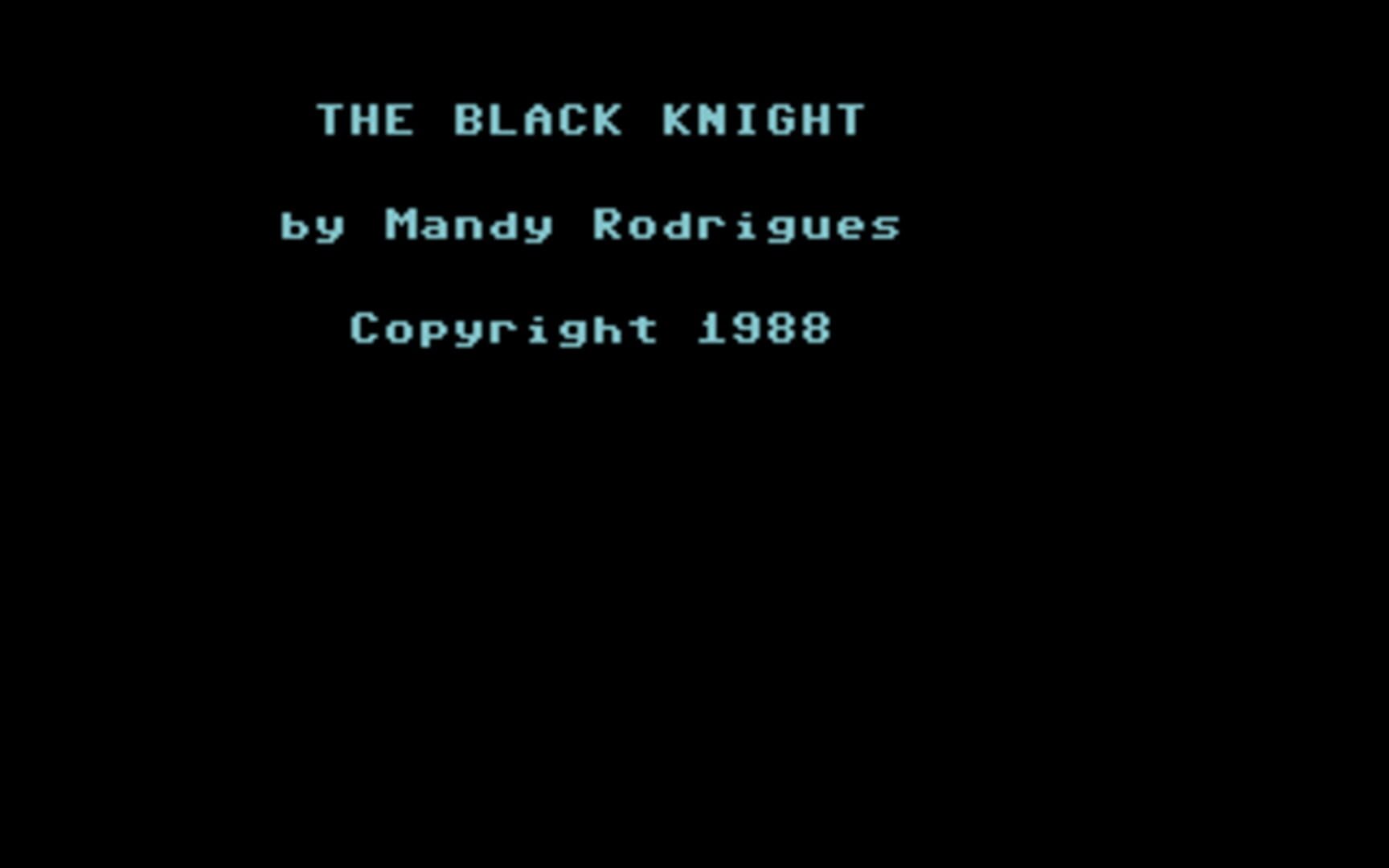 Black Knight Adventure