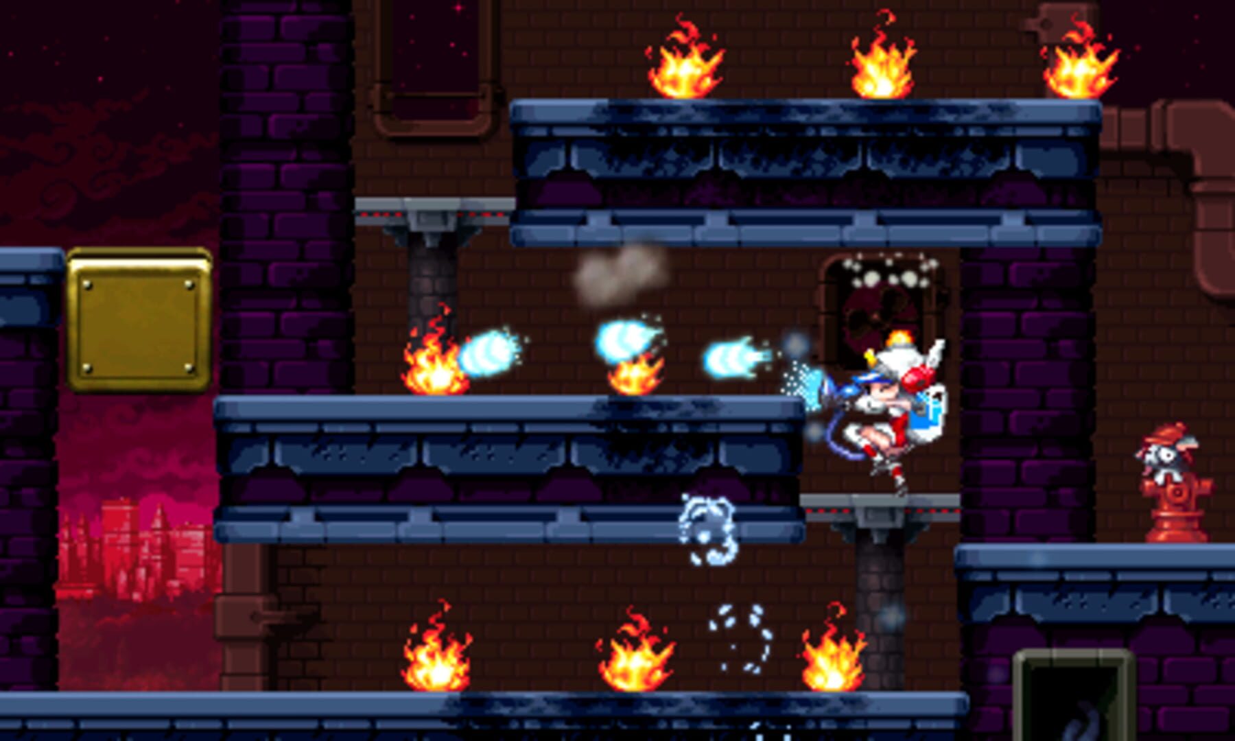 Captura de pantalla - Mighty Switch Force! 2