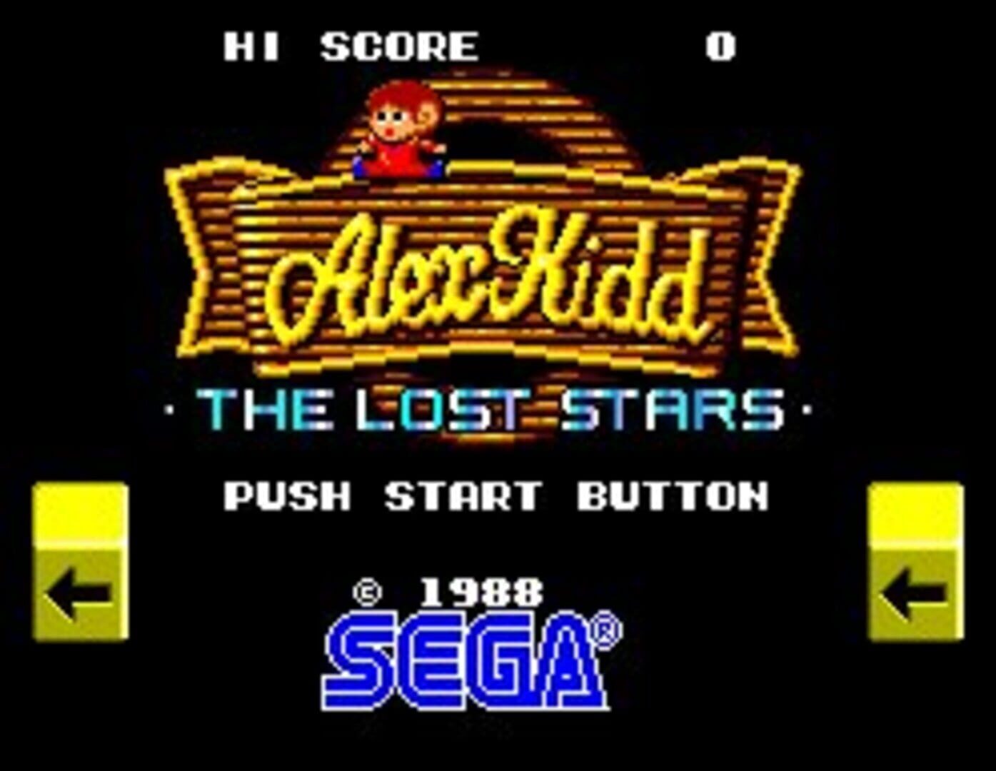 Captura de pantalla - Alex Kidd: The Lost Stars