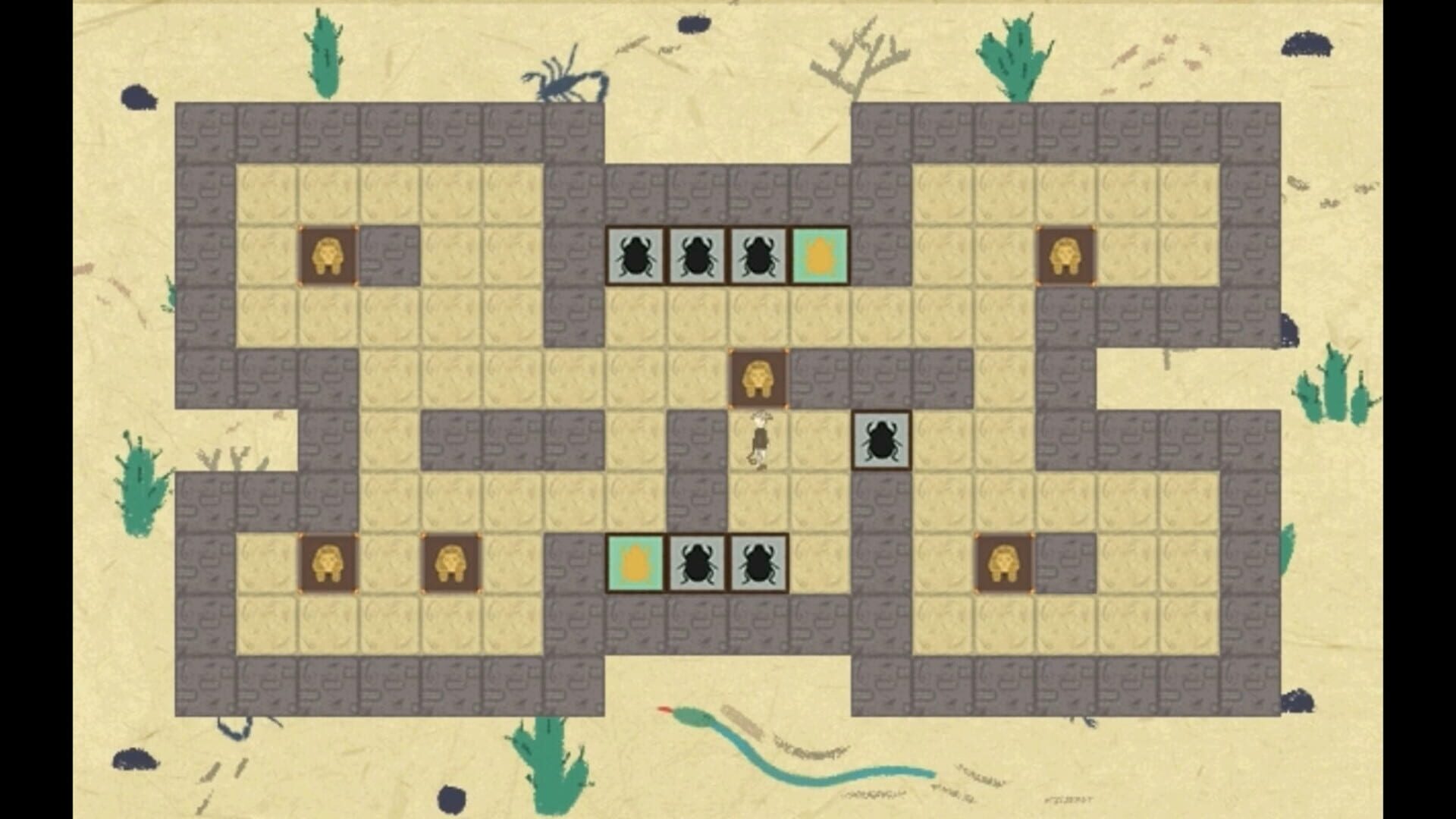 Lost in the tomb - Screenshot